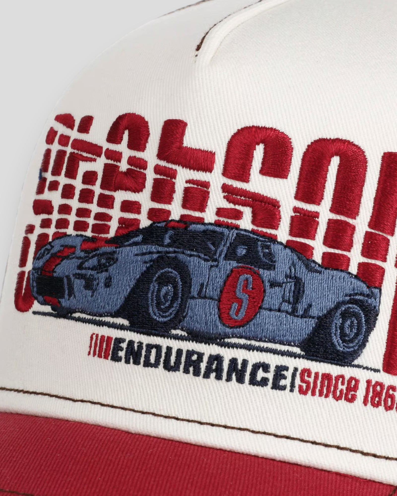 Trucker Cap Endurance - White/Red