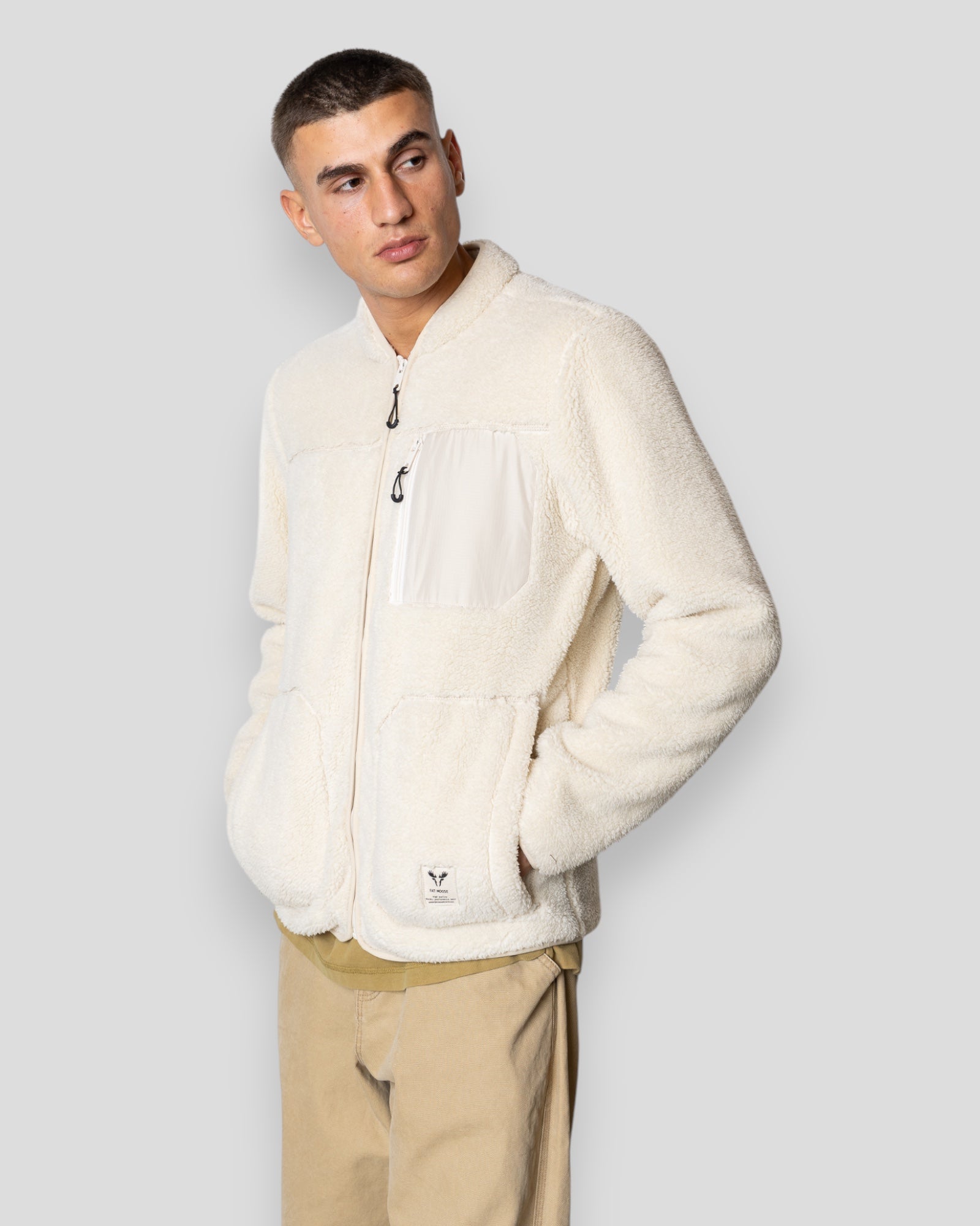 Wood Fleece Jacket - Ecru
