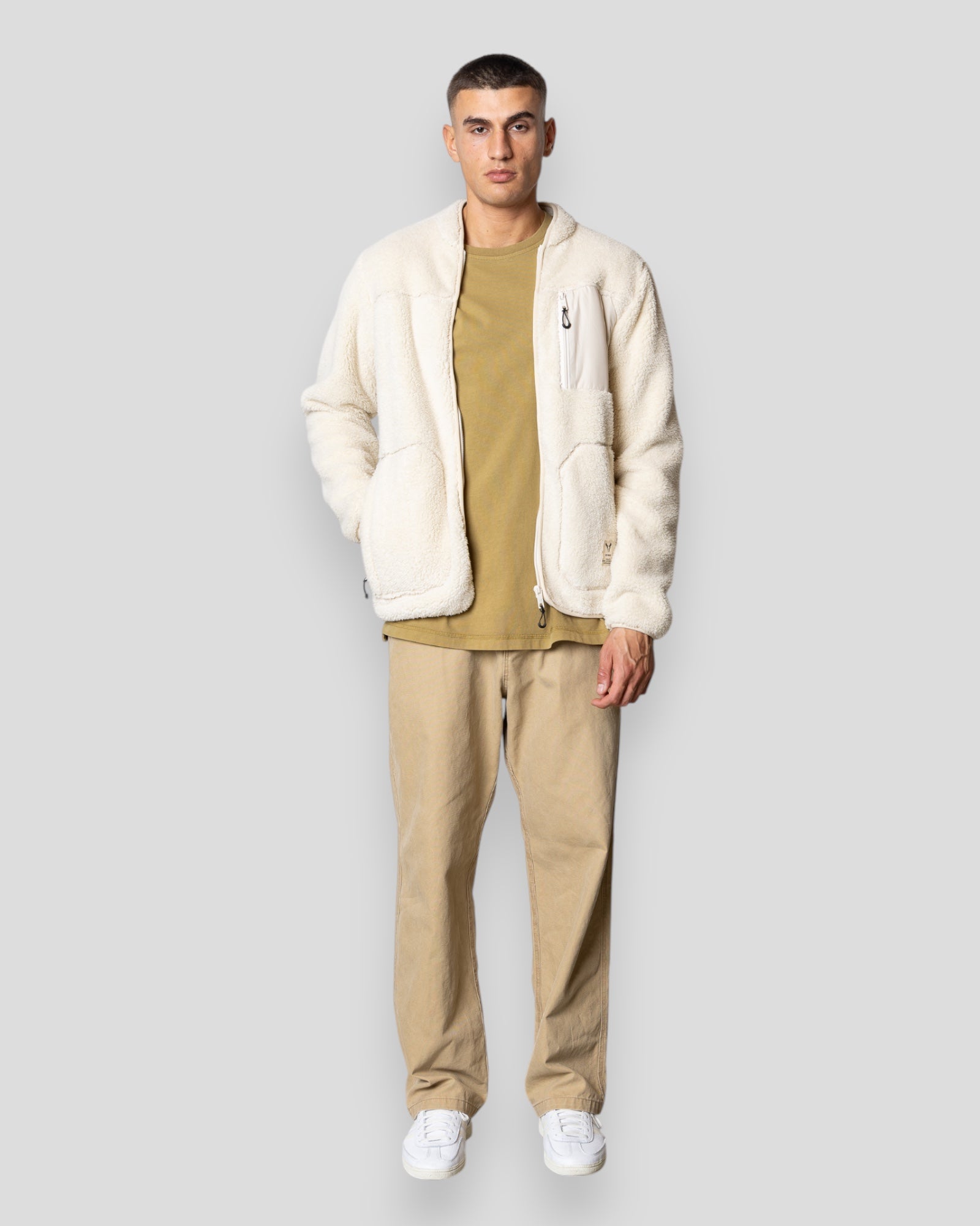 Wood Fleece Jacket - Ecru