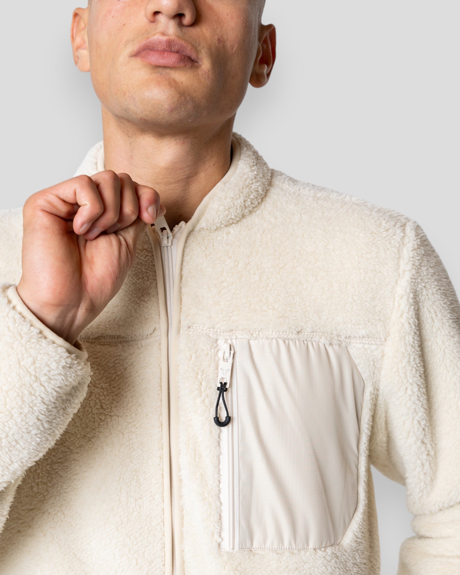 Wood Fleece Jacket - Ecru
