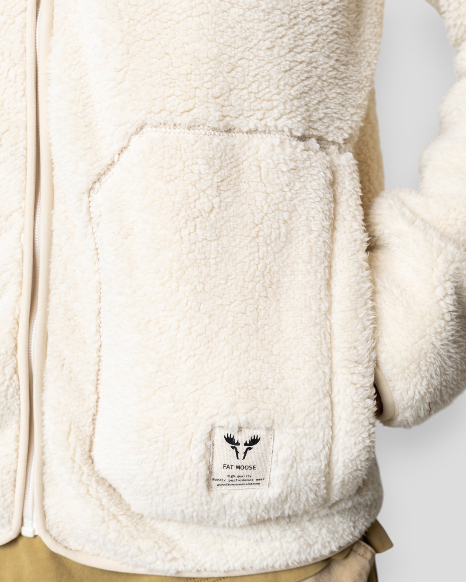 Wood Fleece Jacket - Ecru