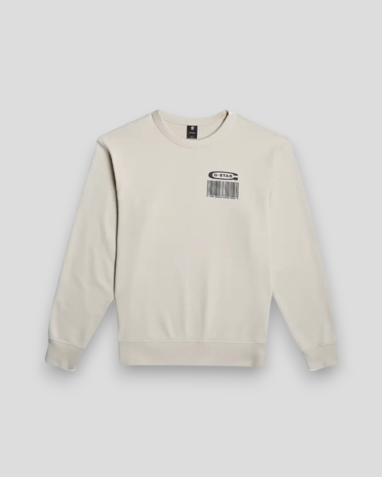 Substance Back GR Relaxed Sweatshirt - Whitebait