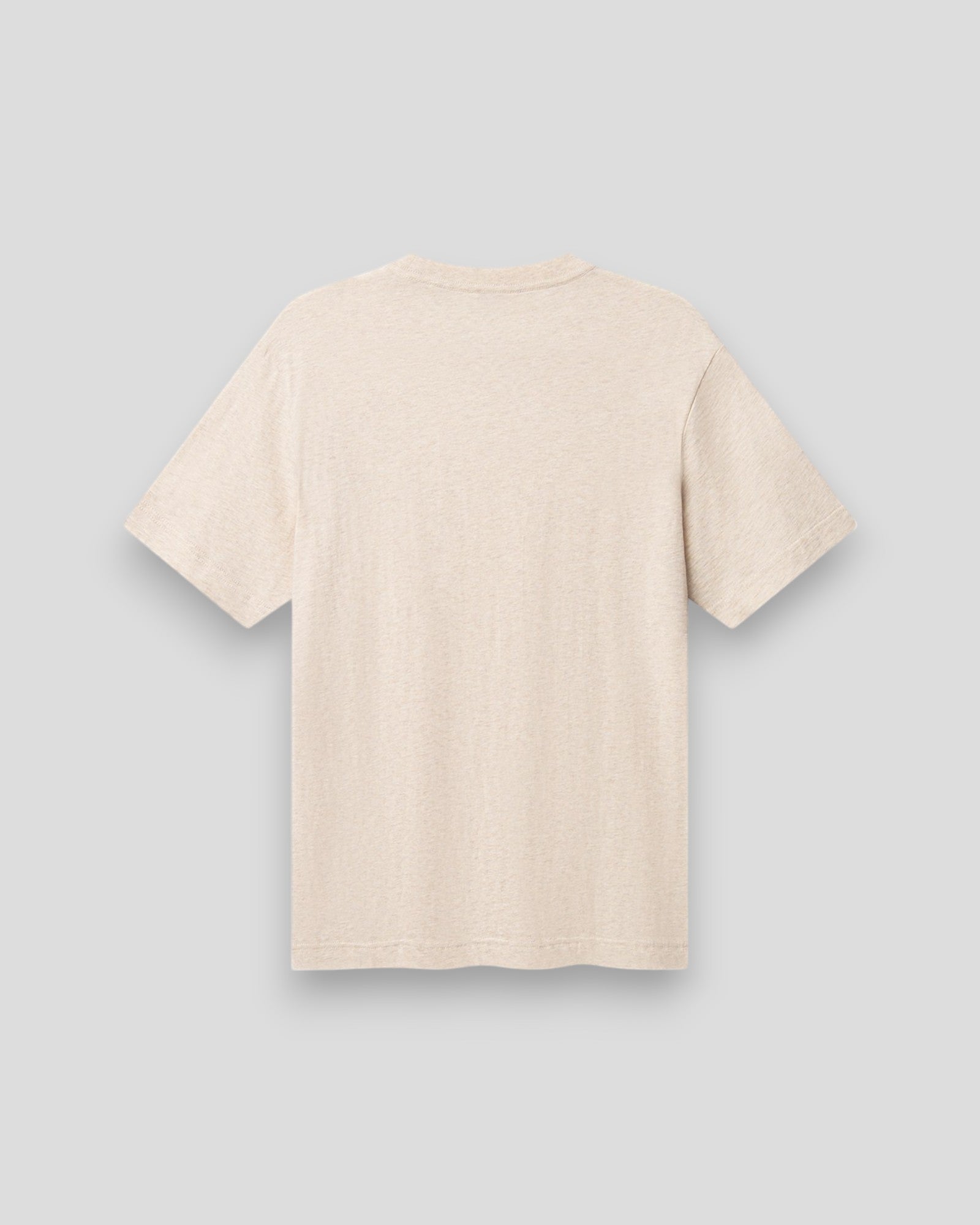 Gabba Dune Melange SS T-shirt i Sand, herre T-shirt med crew neck og regular fit i en neutral sandfarve, perfekt til afslappede og smart-casual outfits