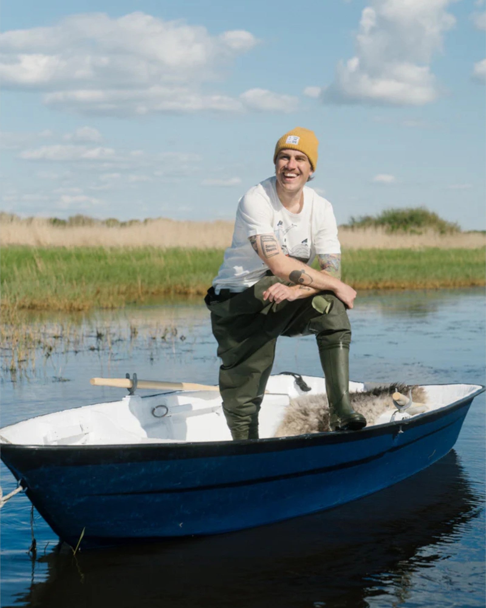 Cargo Mopet Tee - Star White