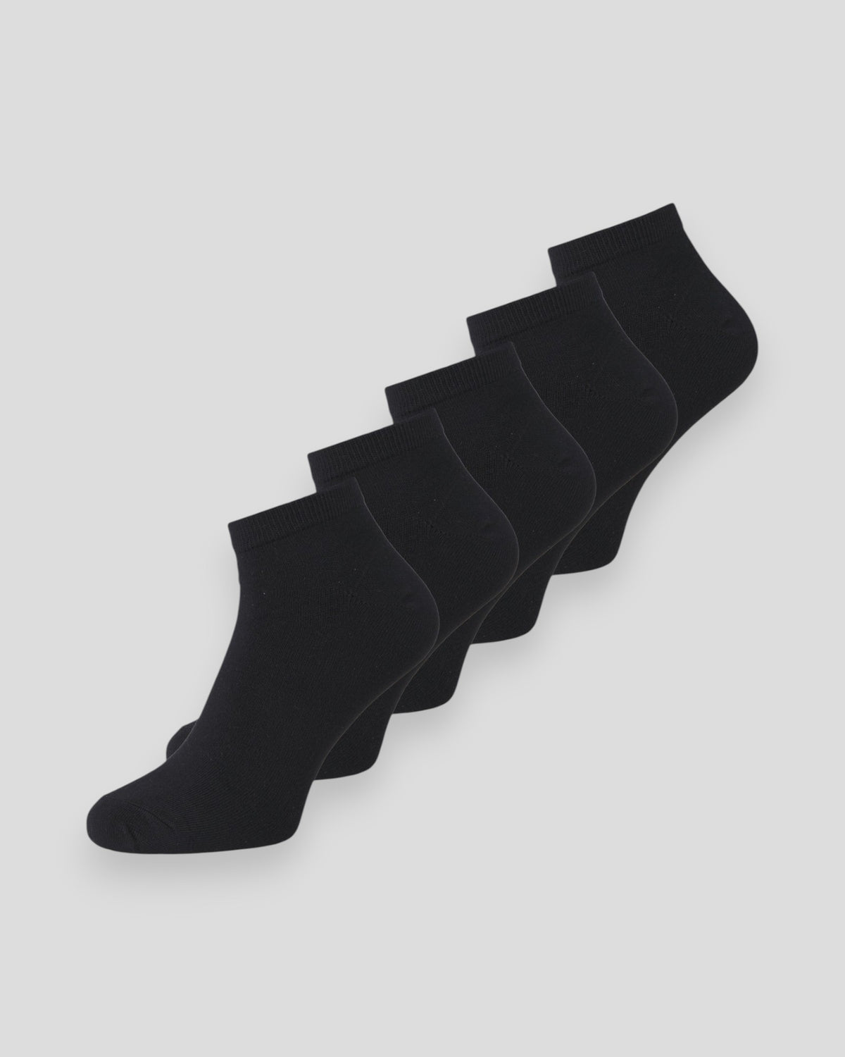 Jack & Jones Basic Bamboo korte sorte sokker, 5-paketi