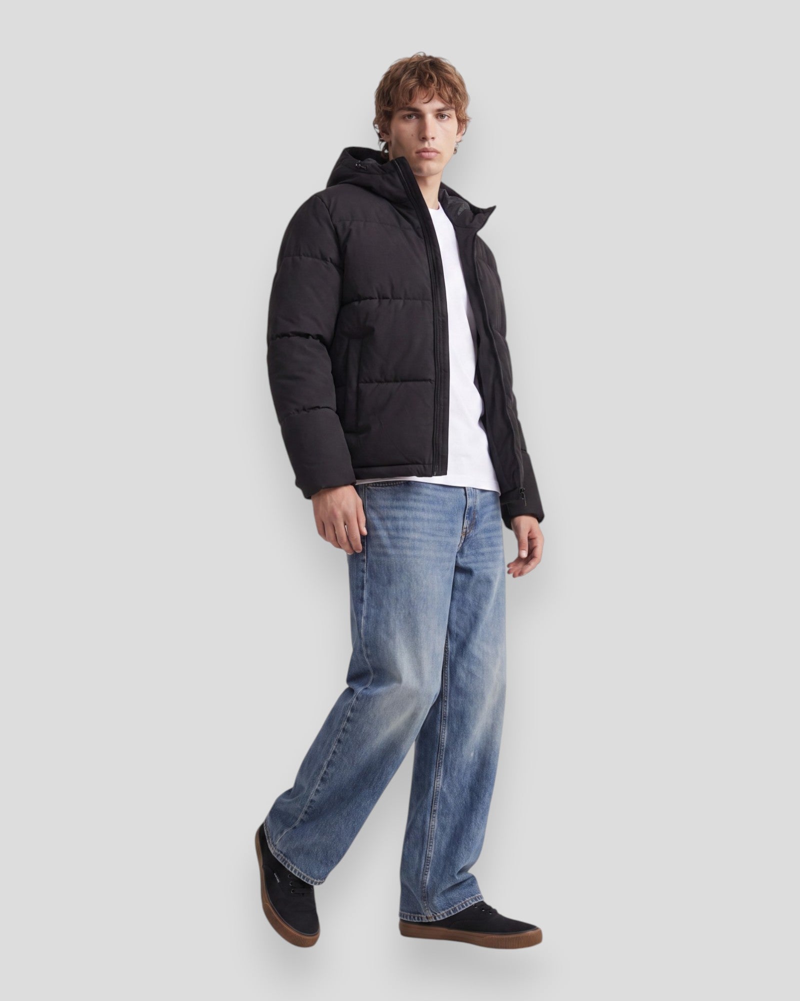 Galaxy Puffer Jacket - Black