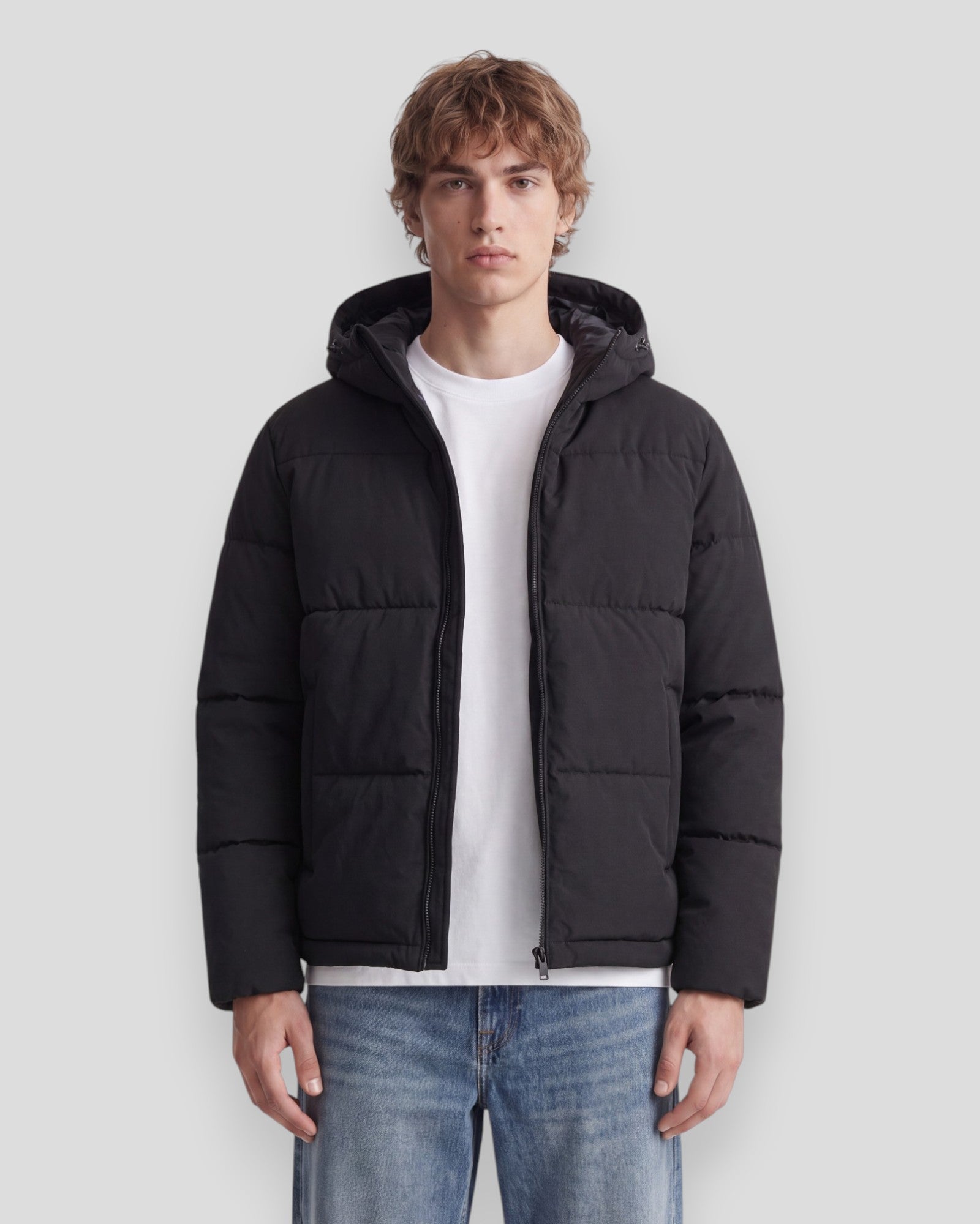Galaxy Puffer Jacket - Black