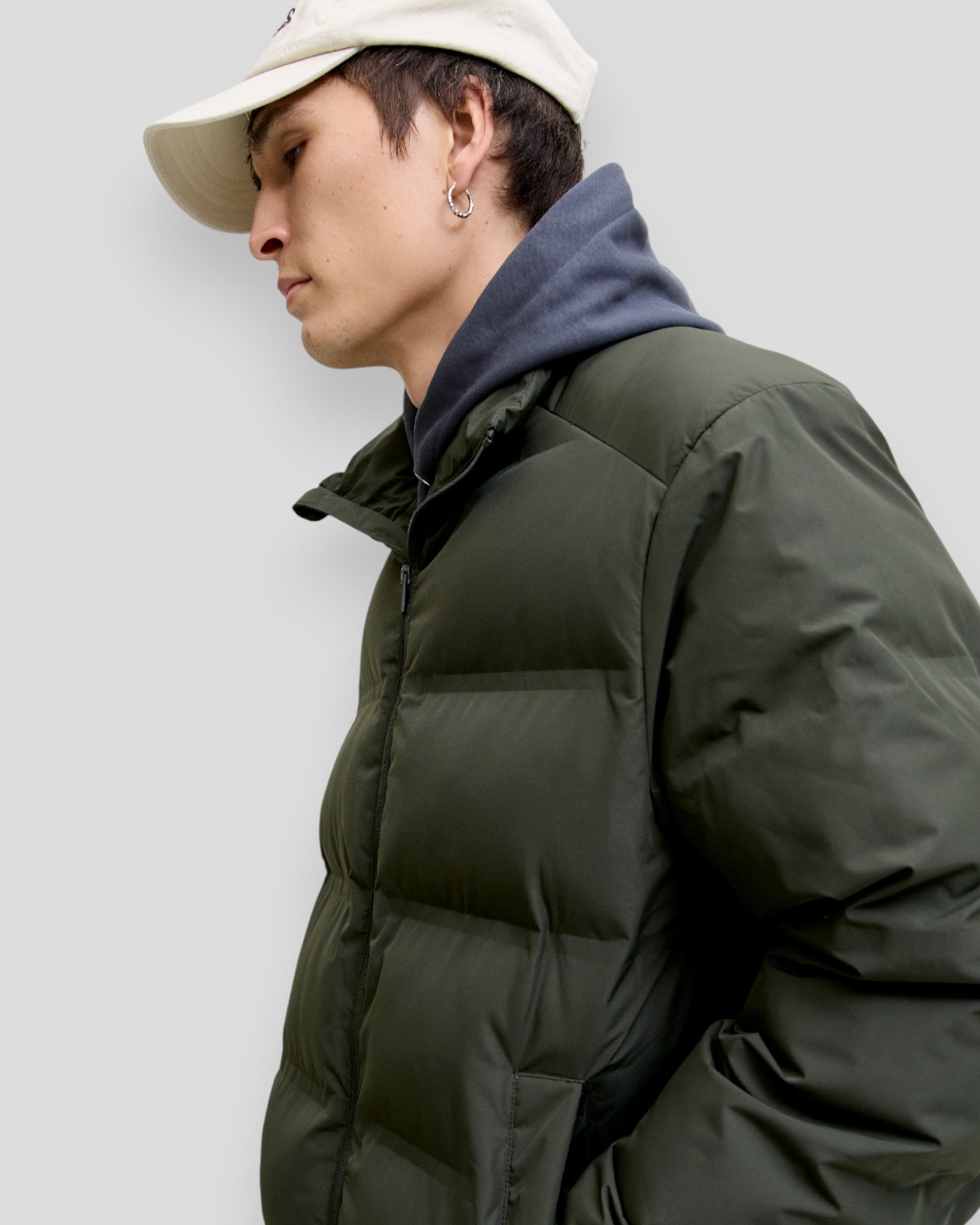 Soho Puffer Collar Jacket - Rosin