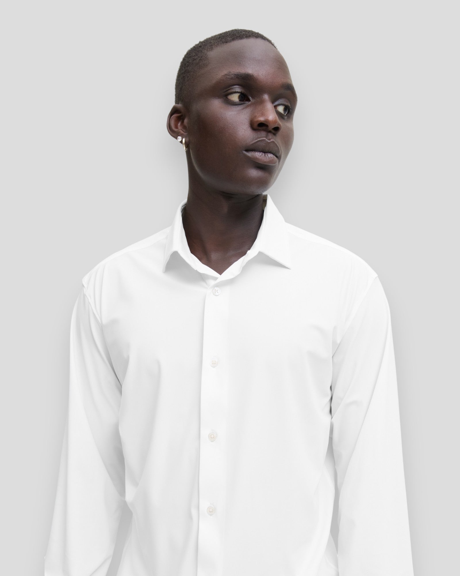 Active Stretch LS Shirt - White