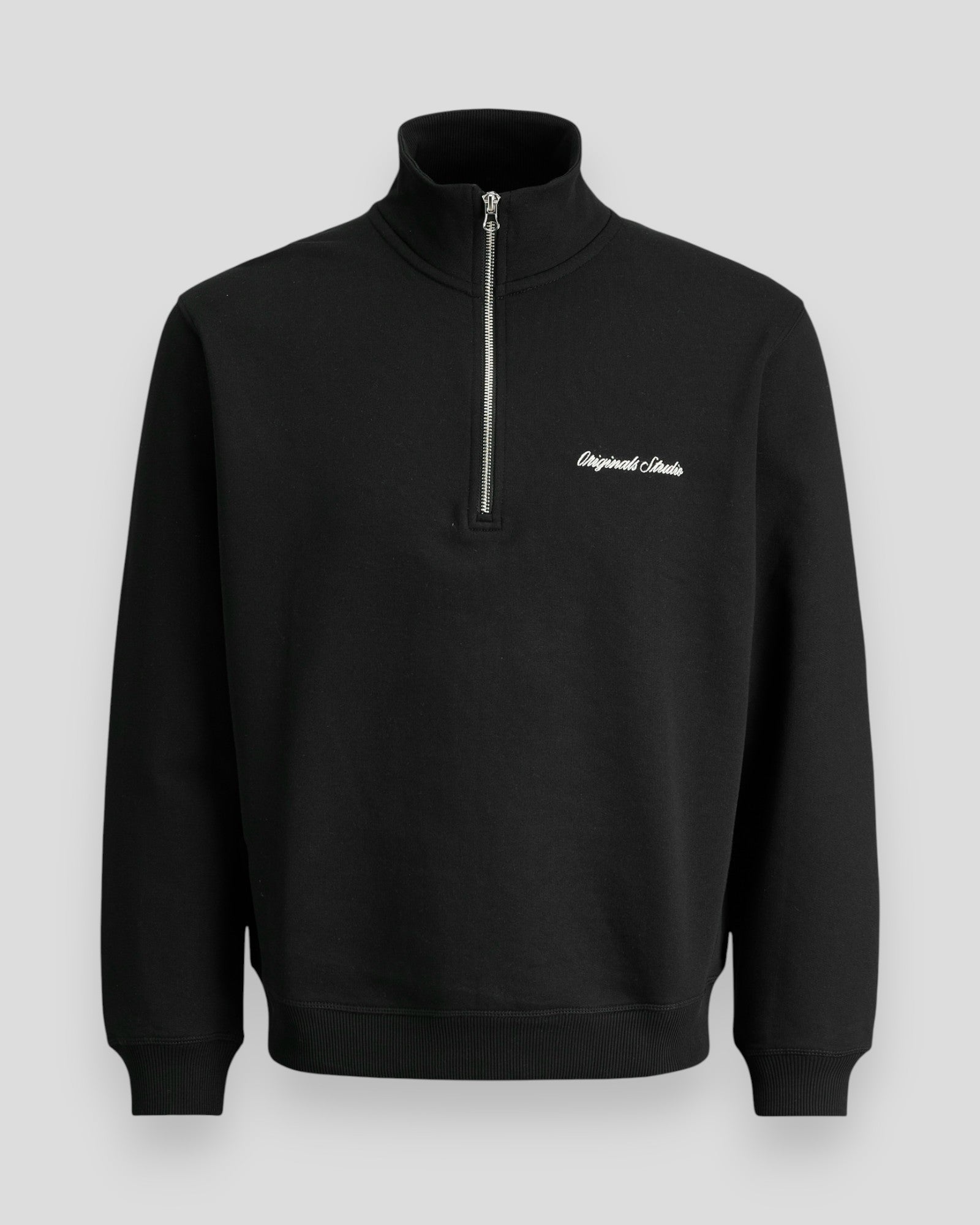 Norrebro EMB Sweat High Neck - Black