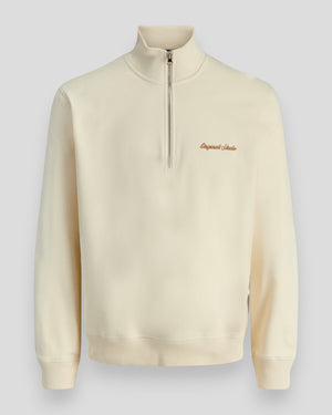 Norrebro EMB Sweat High Neck - Antique White