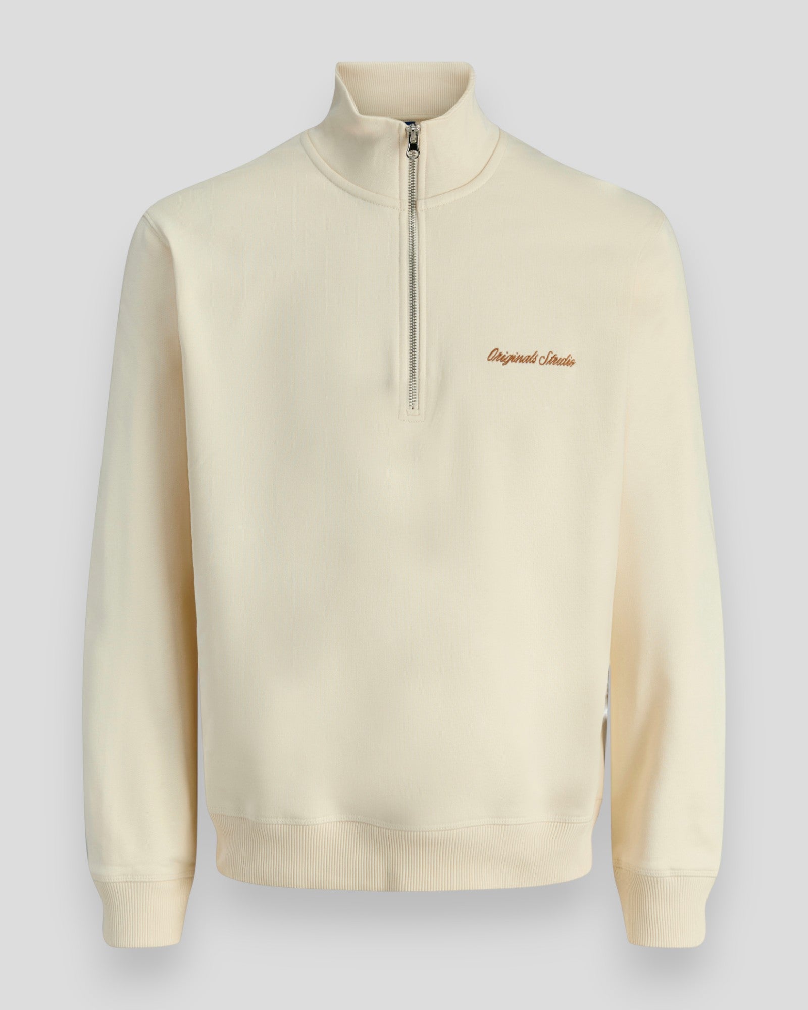 Norrebro EMB Sweat High Neck - Antique White