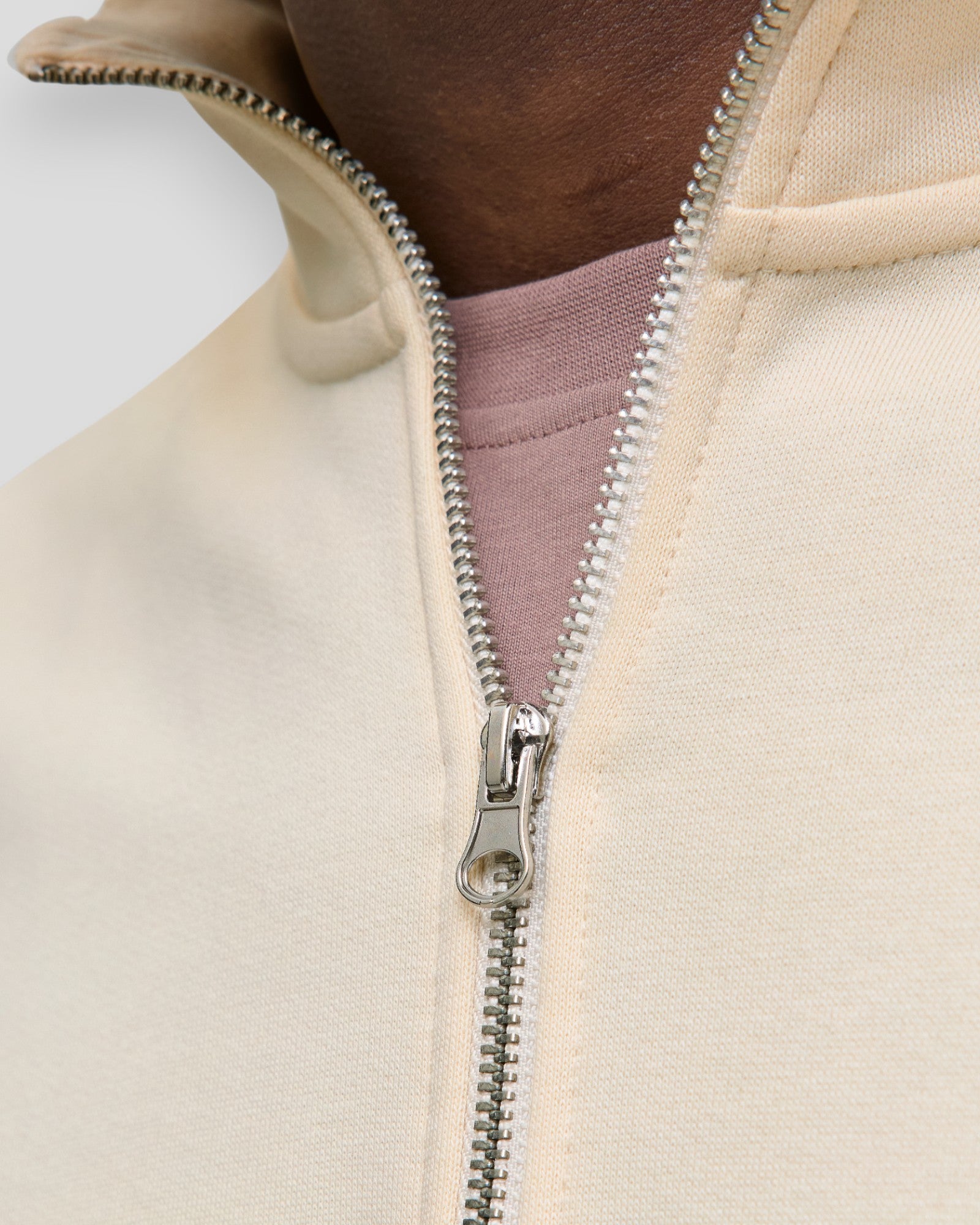 Norrebro EMB Sweat High Neck - Antique White