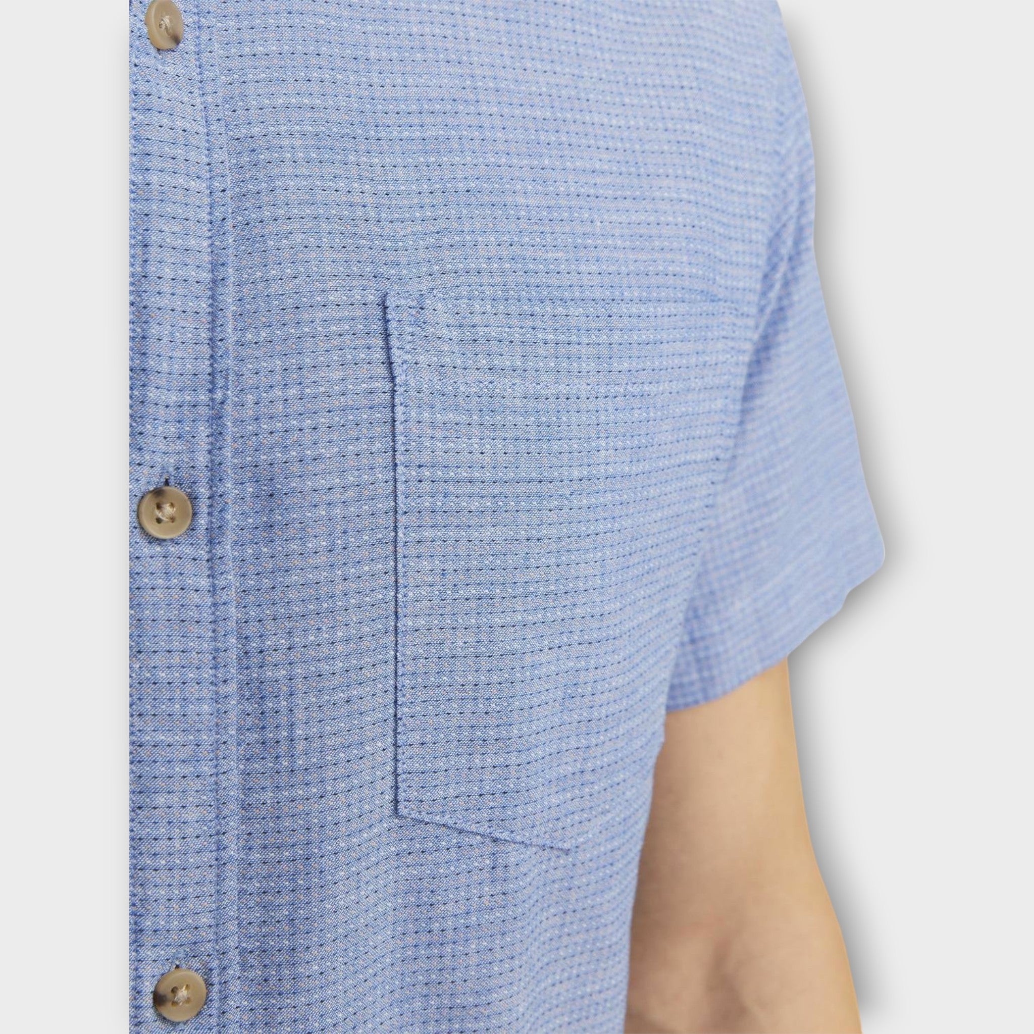 Abel Shirt Short Sleeve - Ensign Blue