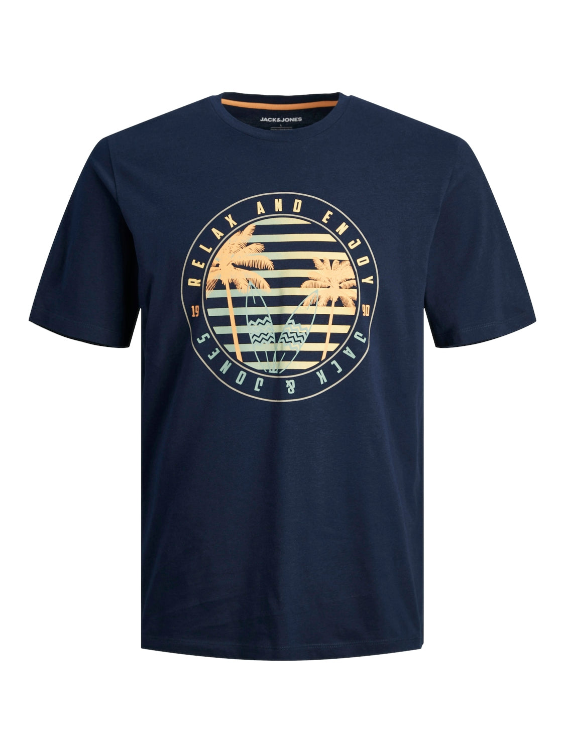Summer vibe Crew Neck T-Shirt - Navy Blazer