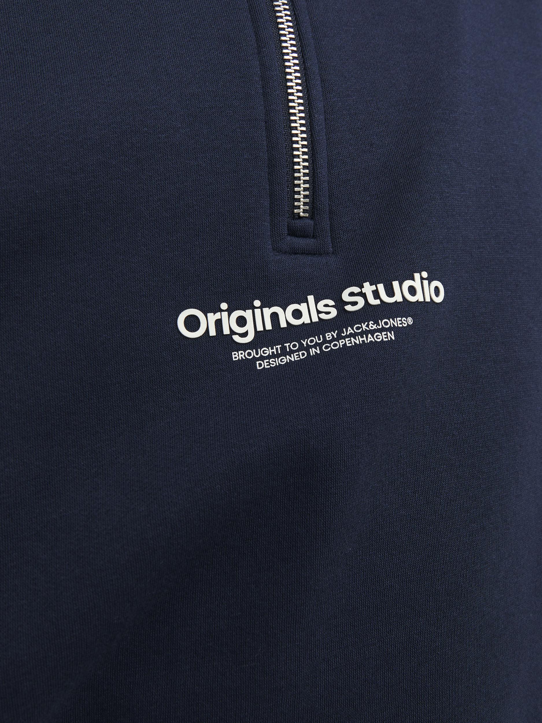 Vesterbro Sweat Quarter Zip Hn - Navy