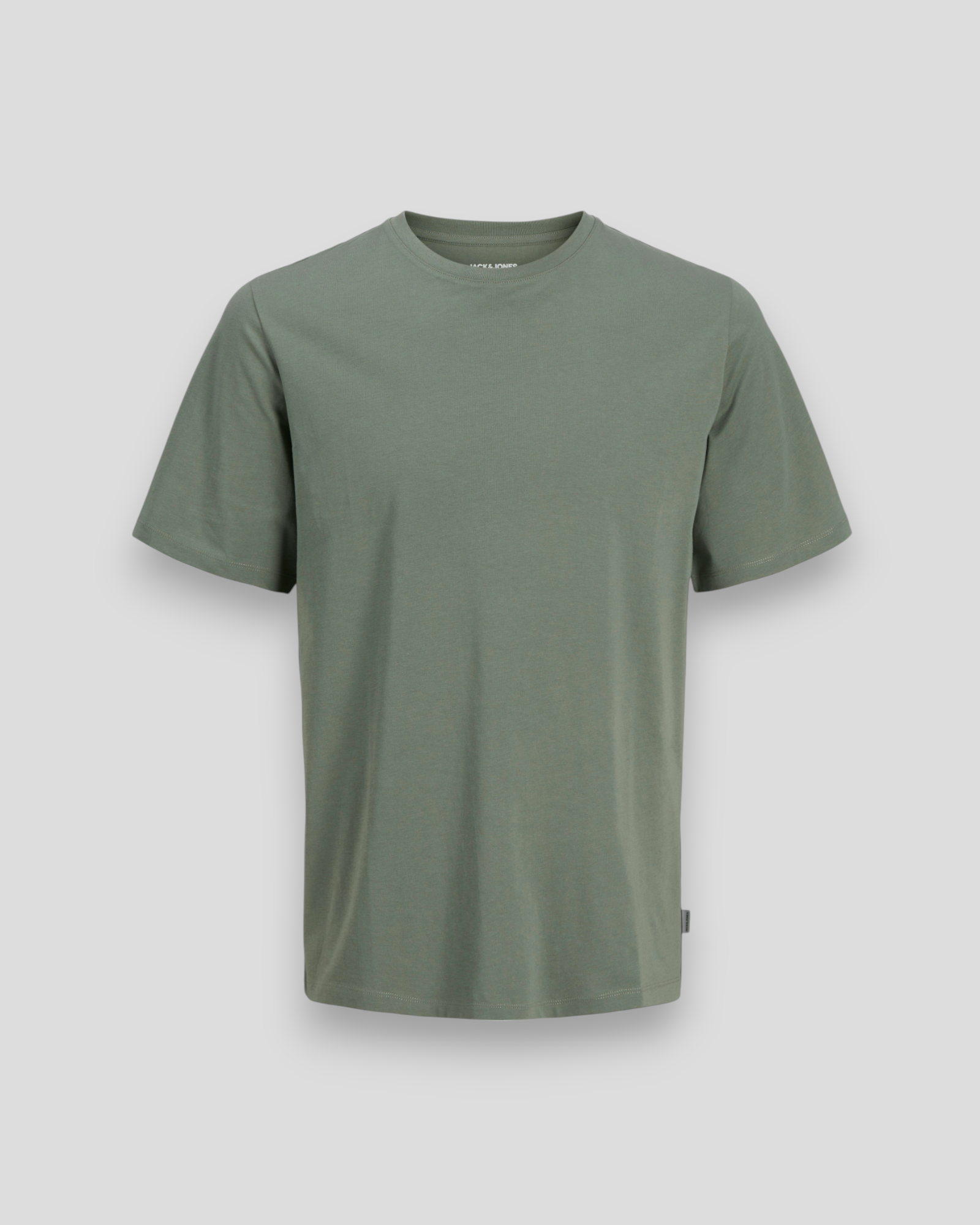 Organic Basic Tee SS O-Neck - Agave Green
