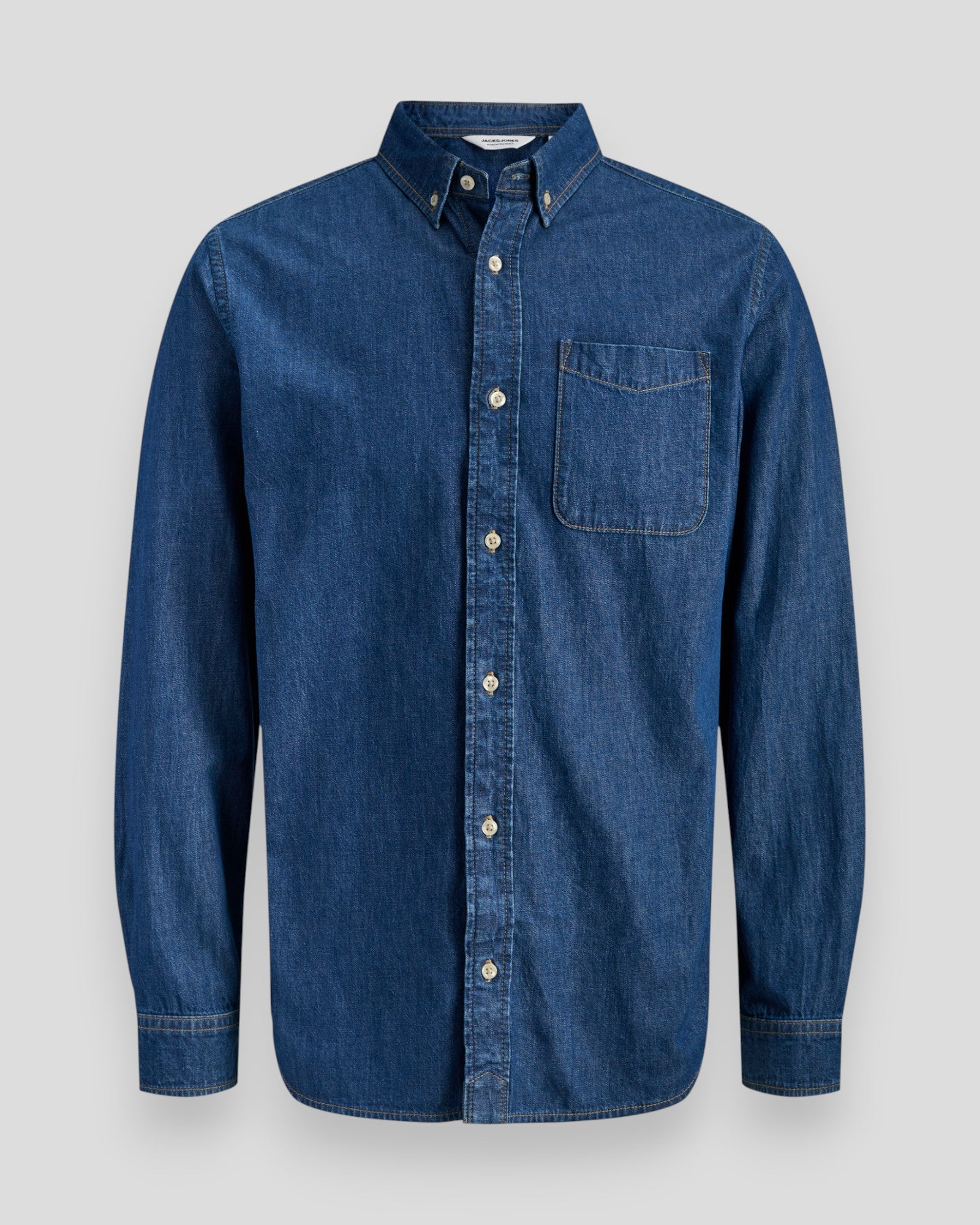 Brook Oxford Shirt 990 - Blue Denim/Mid Blue