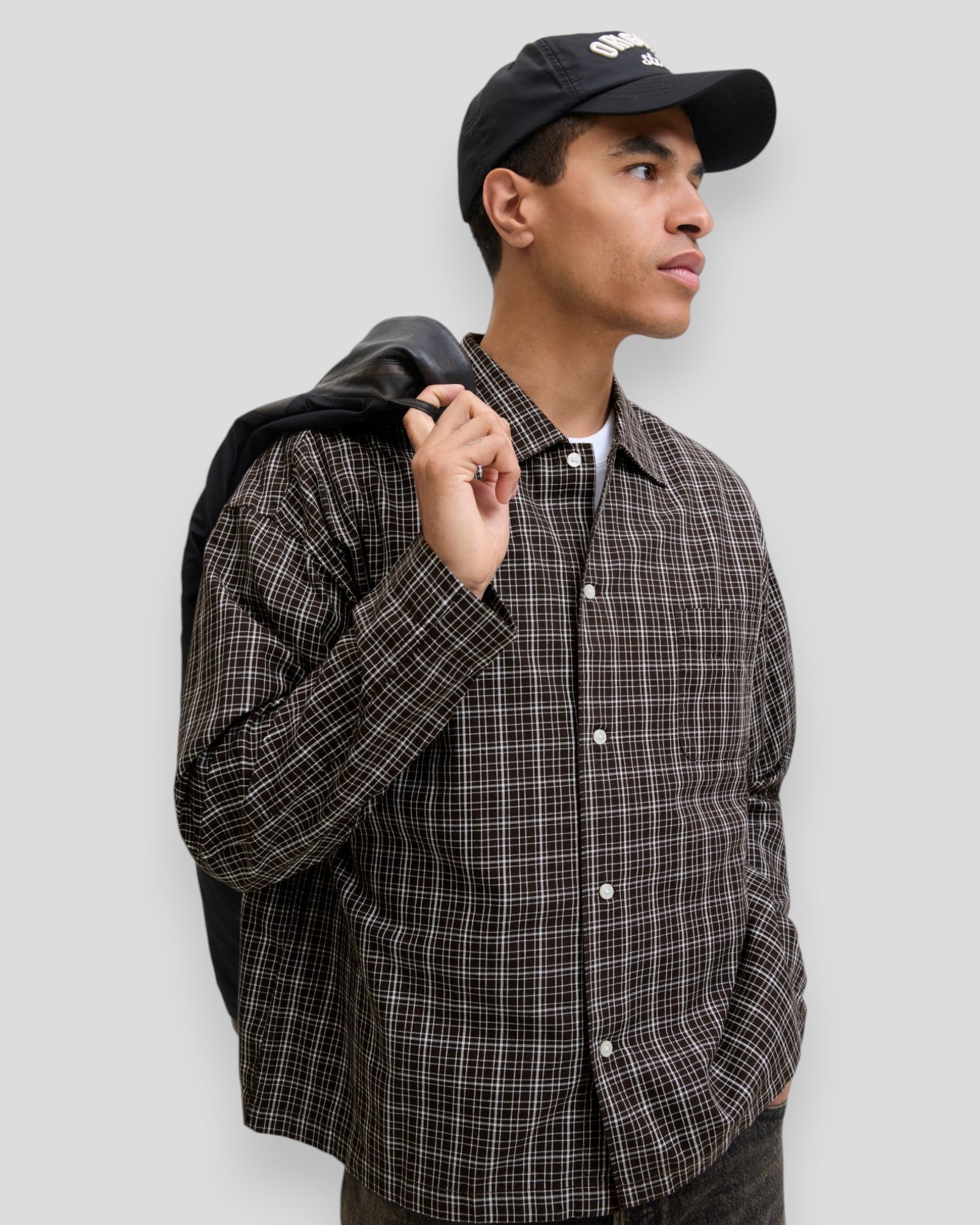 Austin Clean Check Shirt LS - Chocolate Truffle Checks