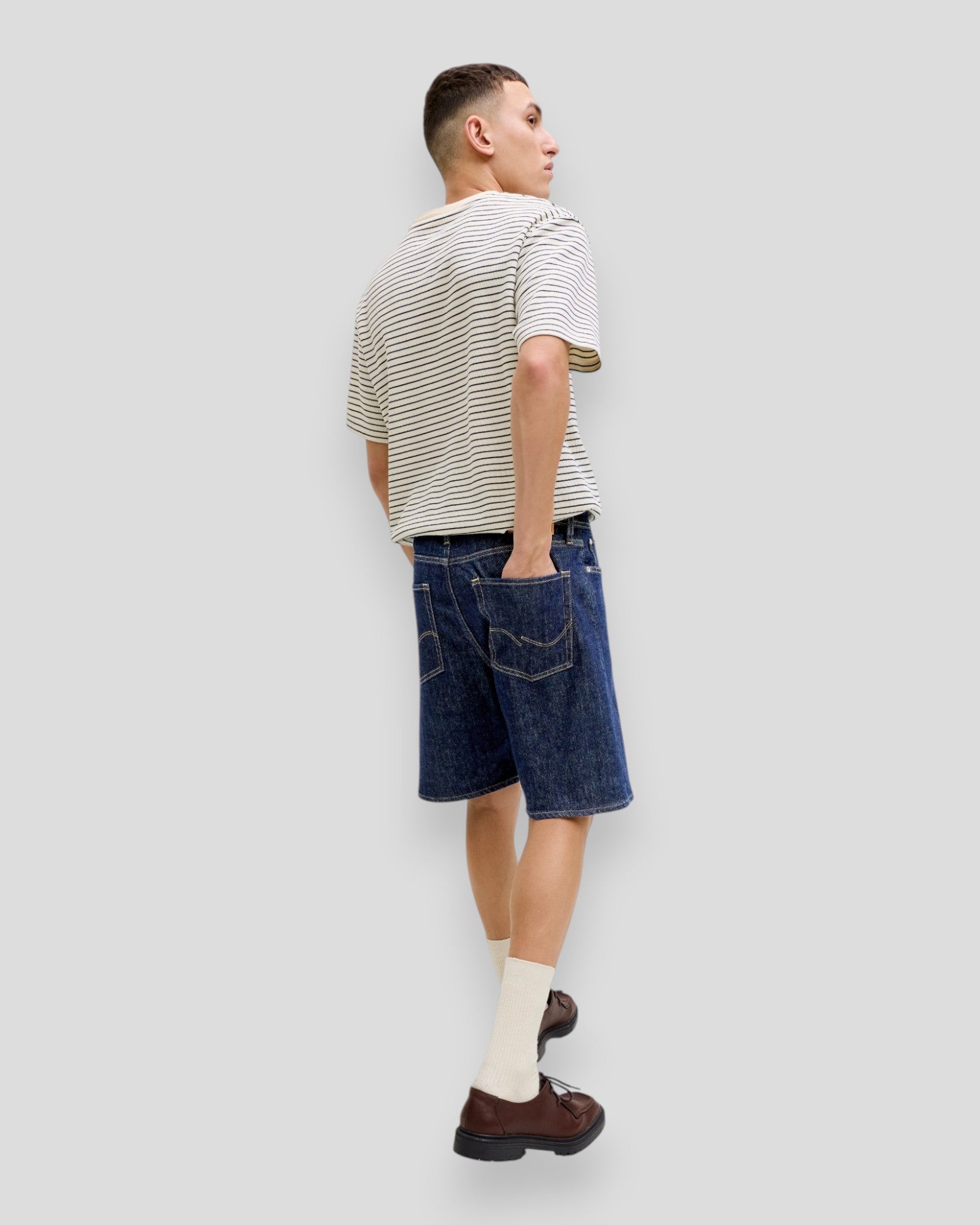Tony Original Shorts AM 460 - Blue Denim Rinsed