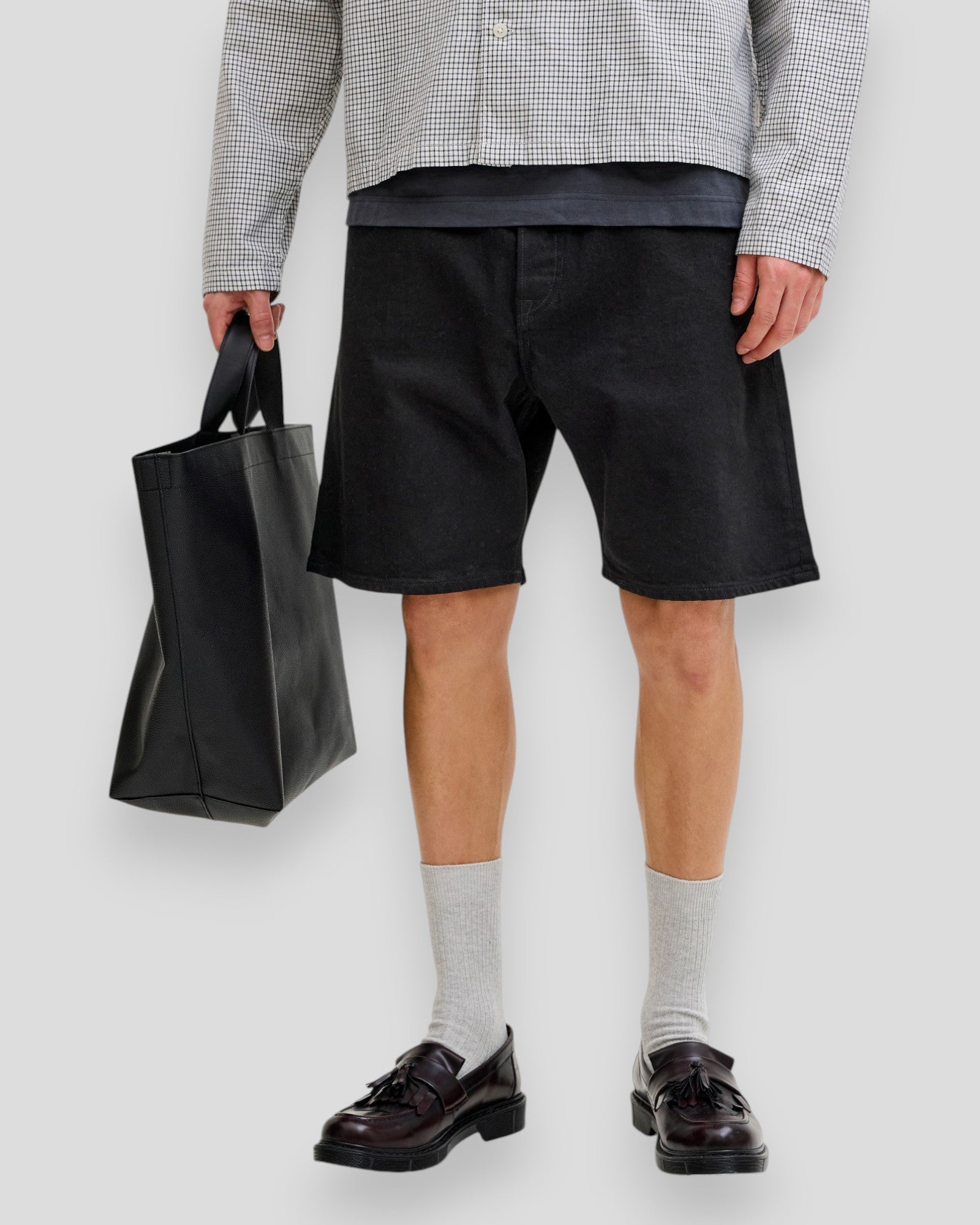 Tony Original Shorts AM 460 - Black Denim/Black