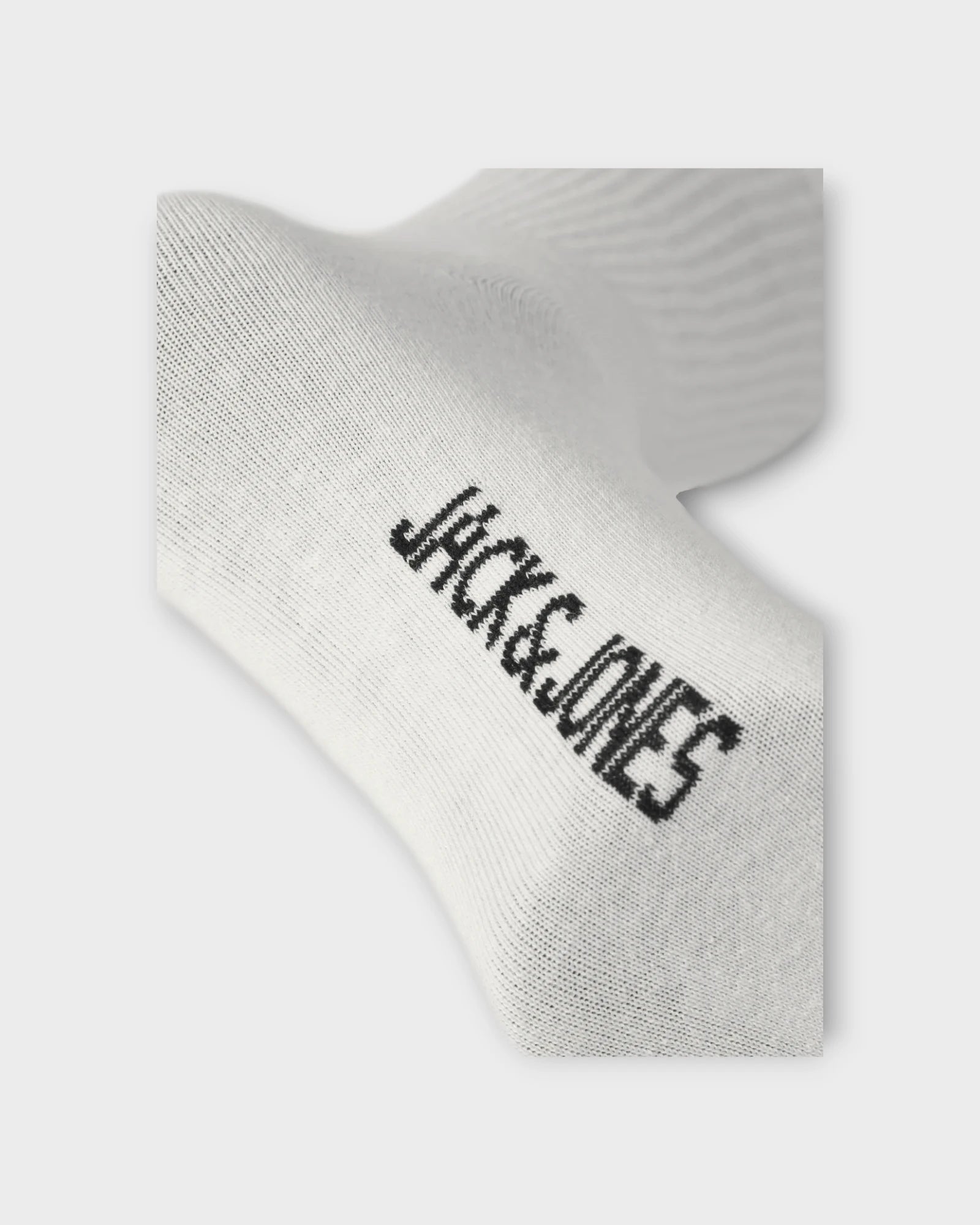 Basic Tennis Sock 5 Pack White - Hvide Jack & Jones Sokker til Mænd. Her set nedefra.