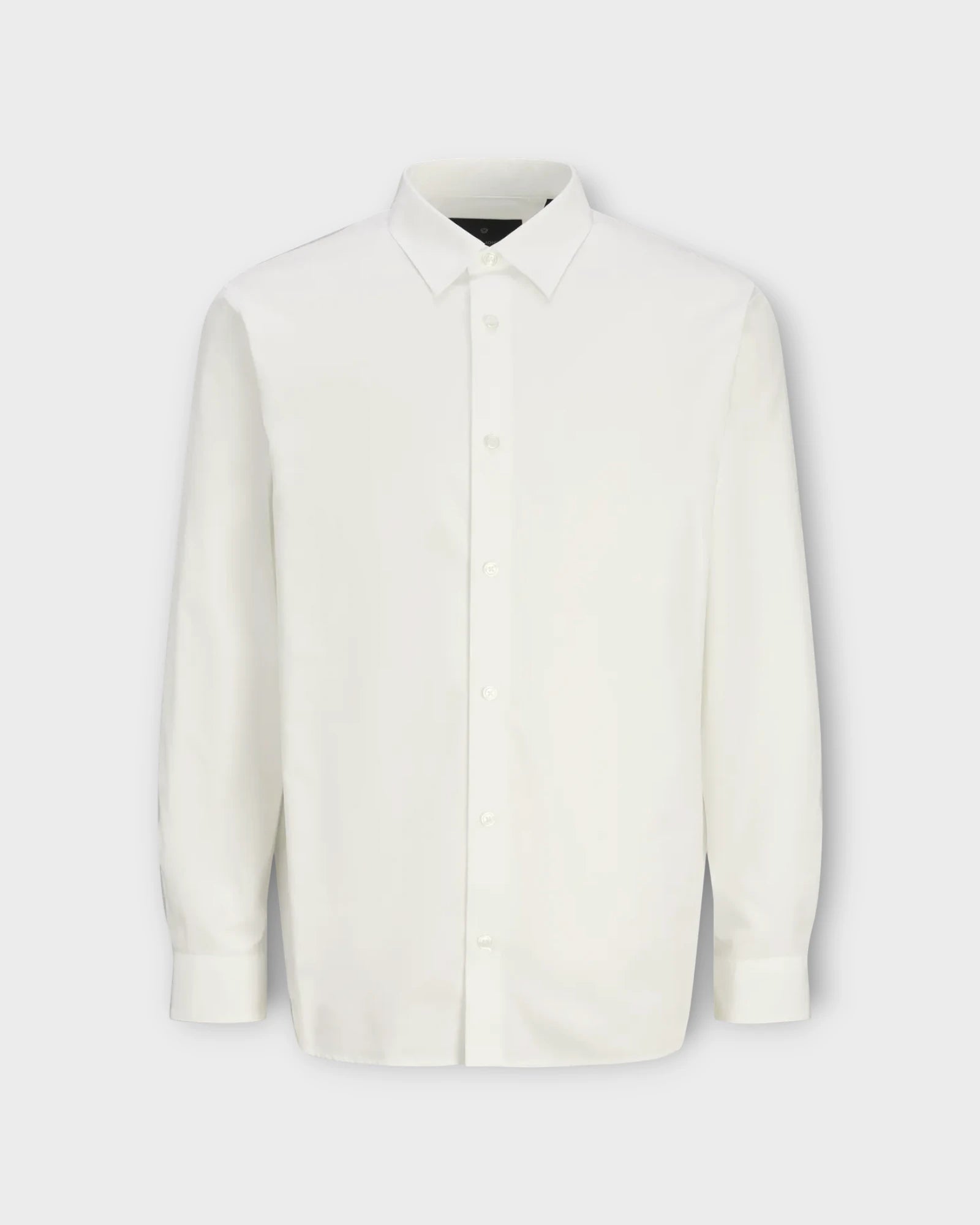 Bushwick Stanley Shirt L/S SN Bright White Solid - Hvid Jack and Jones Herre Skjorte. Her set forfra.