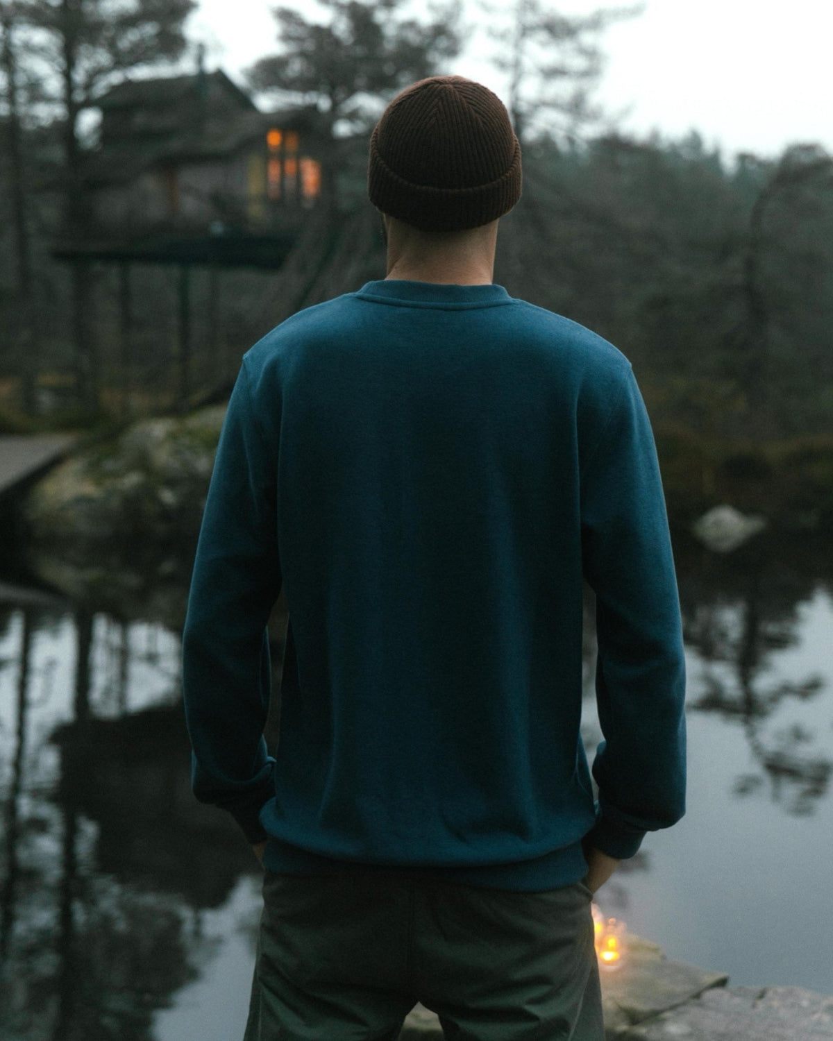 Mushroom Trio Crewneck - Insignia Blue