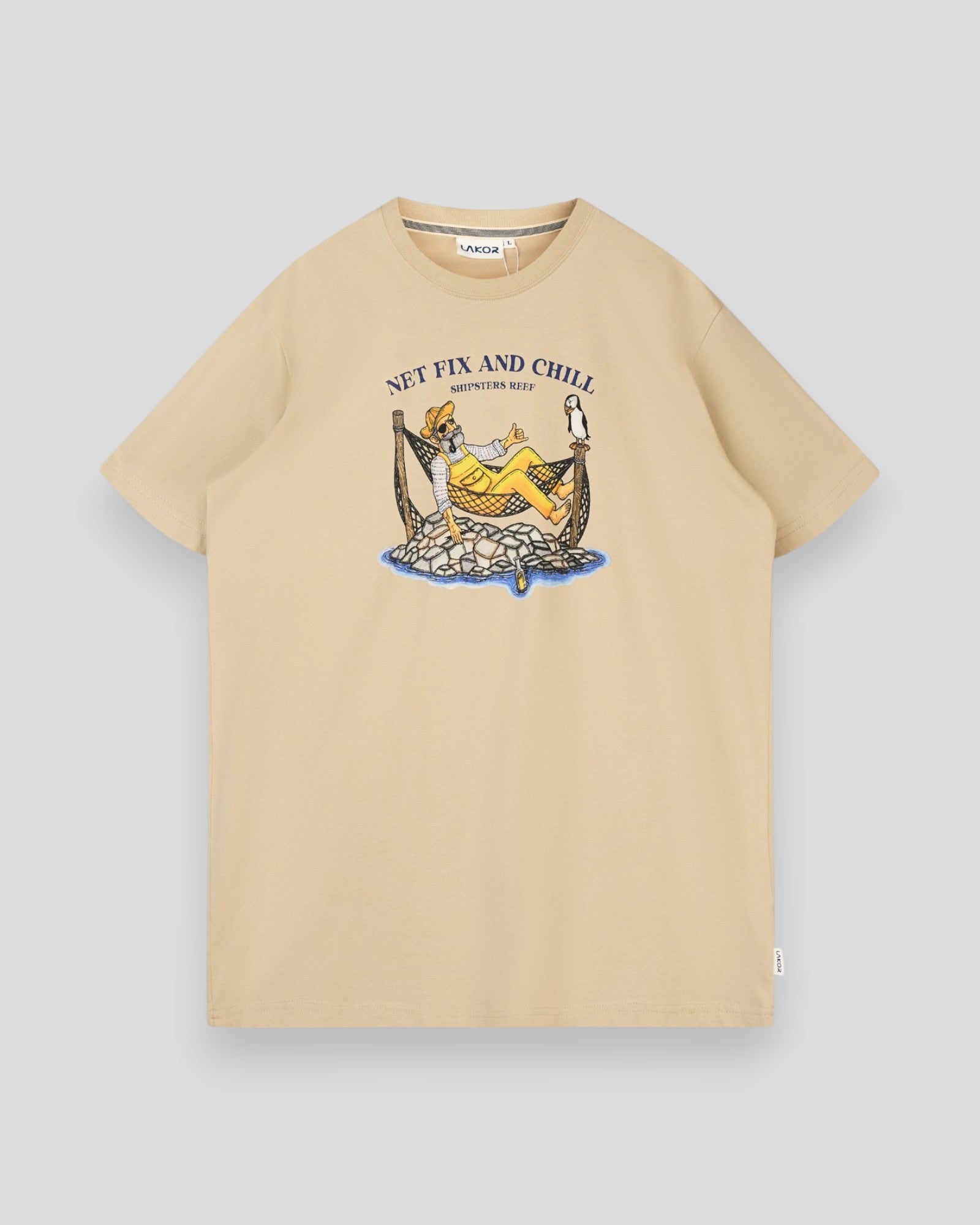 Net Fix And Chill T-shirt - White Pepper