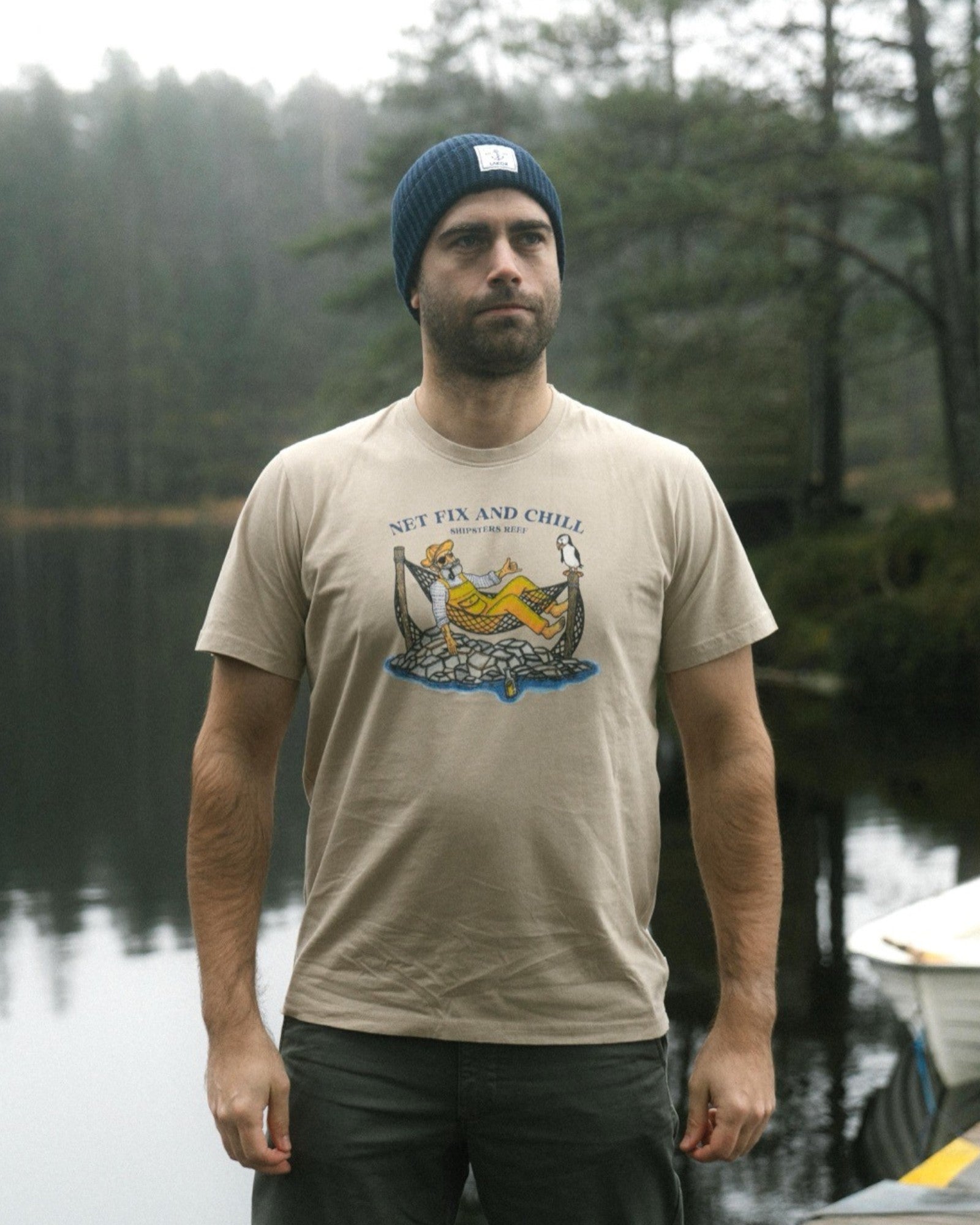Net Fix And Chill T-shirt - White Pepper