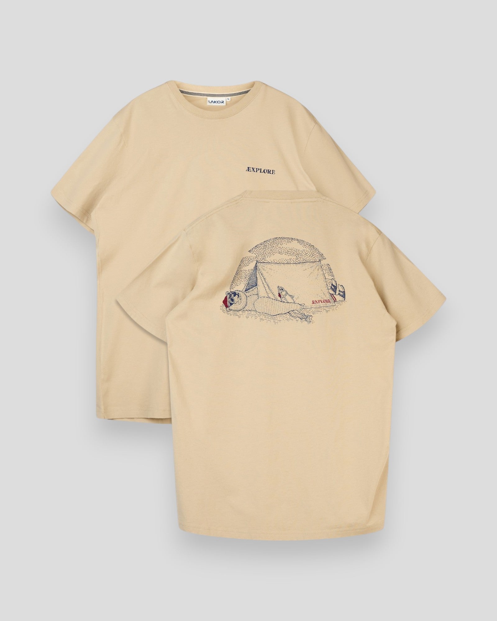 Bear Inn T-shirt - White Pepper