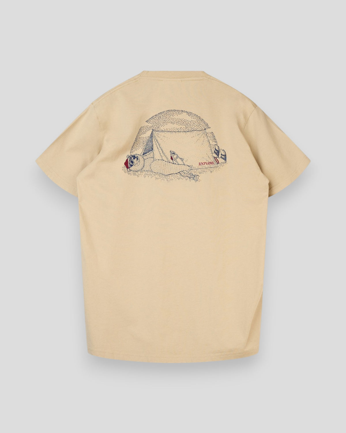 Bear Inn T-shirt - White Pepper