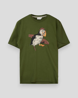 Sea Parrot Surf T-shirt - Riffle Green