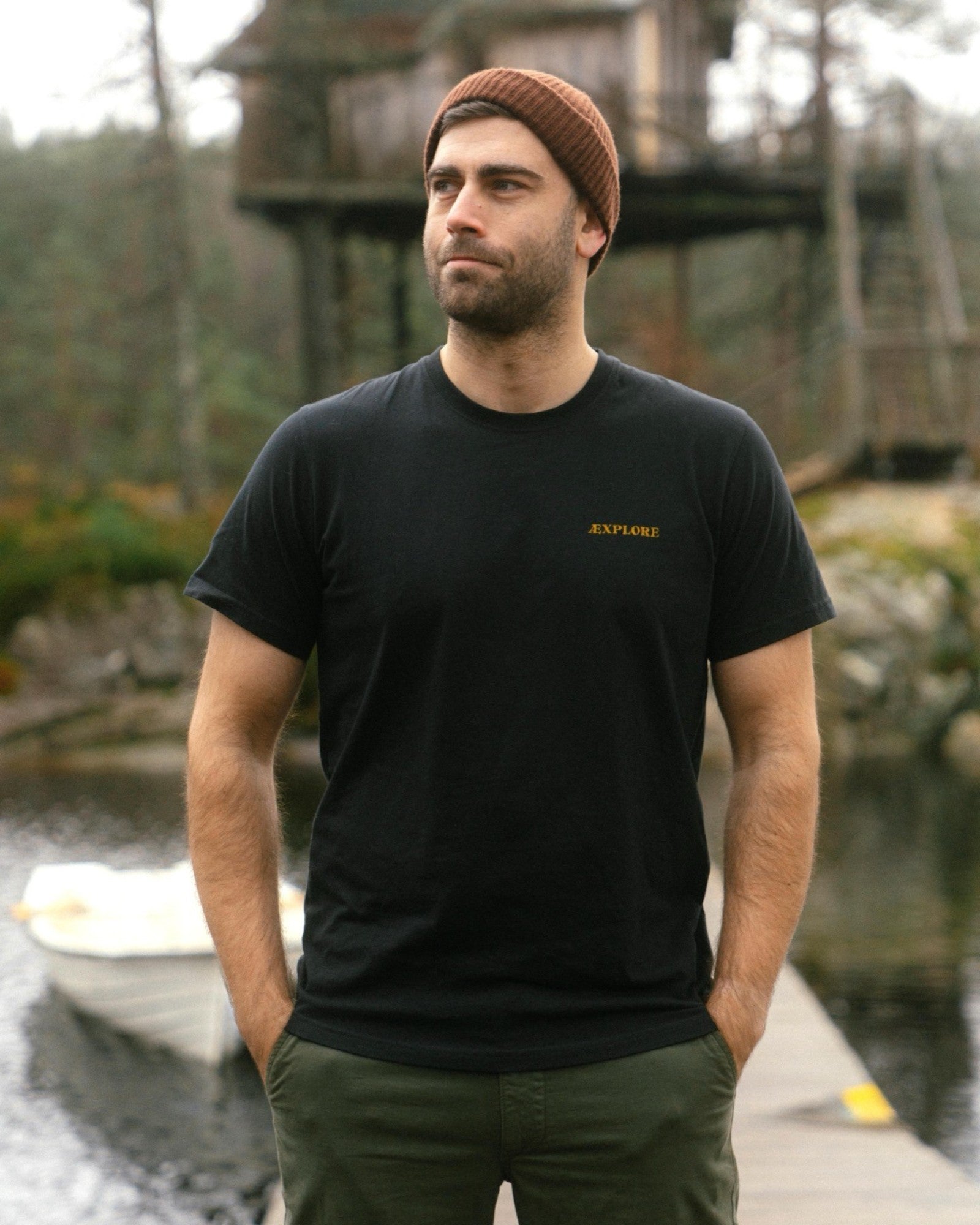 Room with a View T-shirt - Moonless Night
