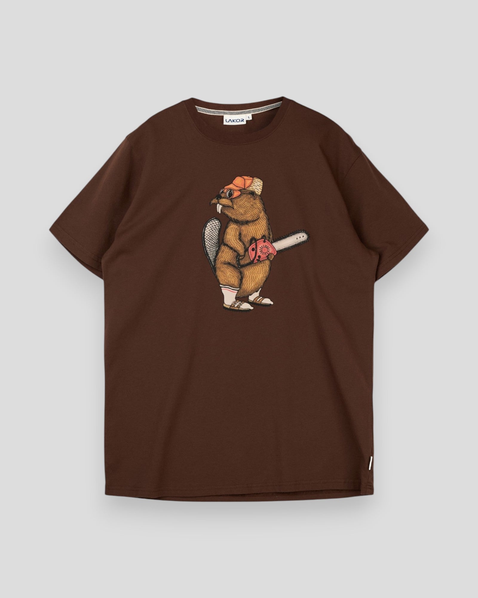 Lazy Lumber T-shirt - Chicory Coffee