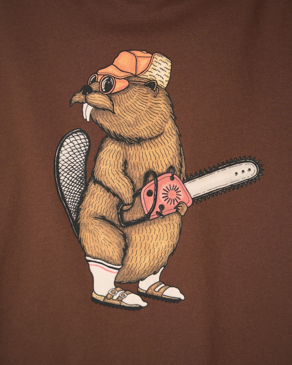 Lazy Lumber T-shirt - Chicory Coffee