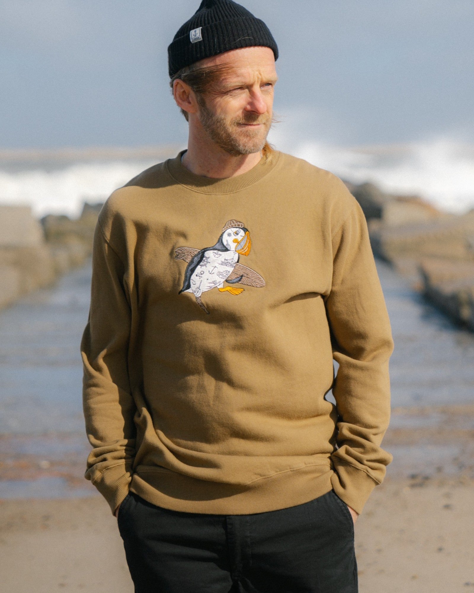 Sea Parrot Surf Crewneck - Kangaroo