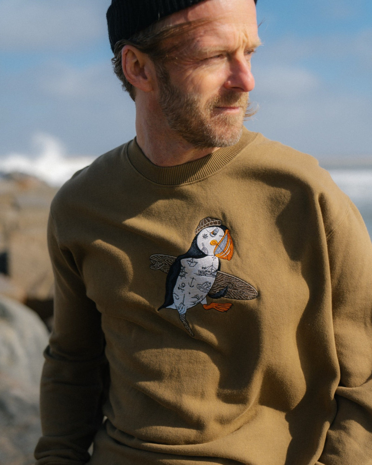 Sea Parrot Surf Crewneck - Kangaroo
