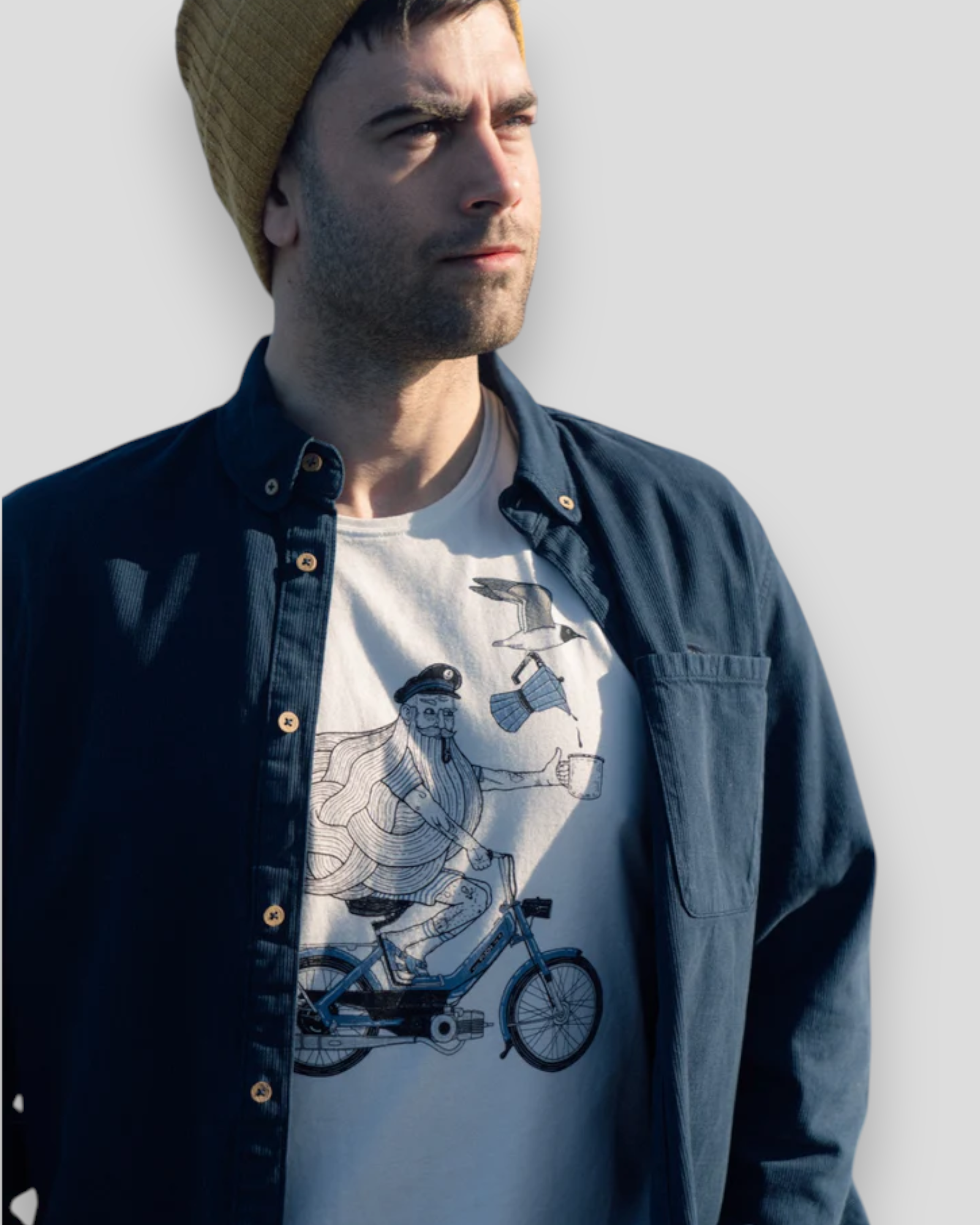 Coffee On The Go T-Shirt - Star White