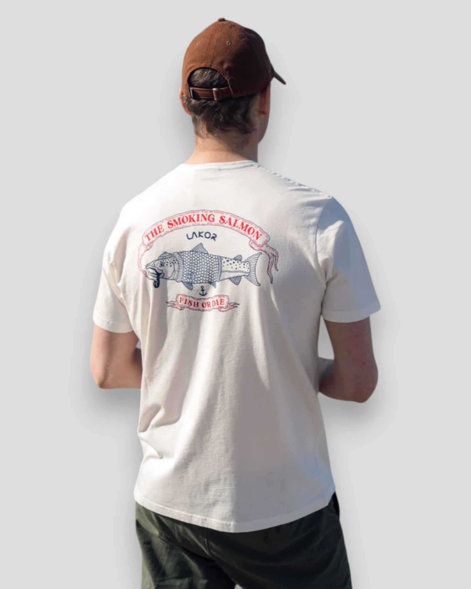 The Smoking Salmon T-Shirt - Star White