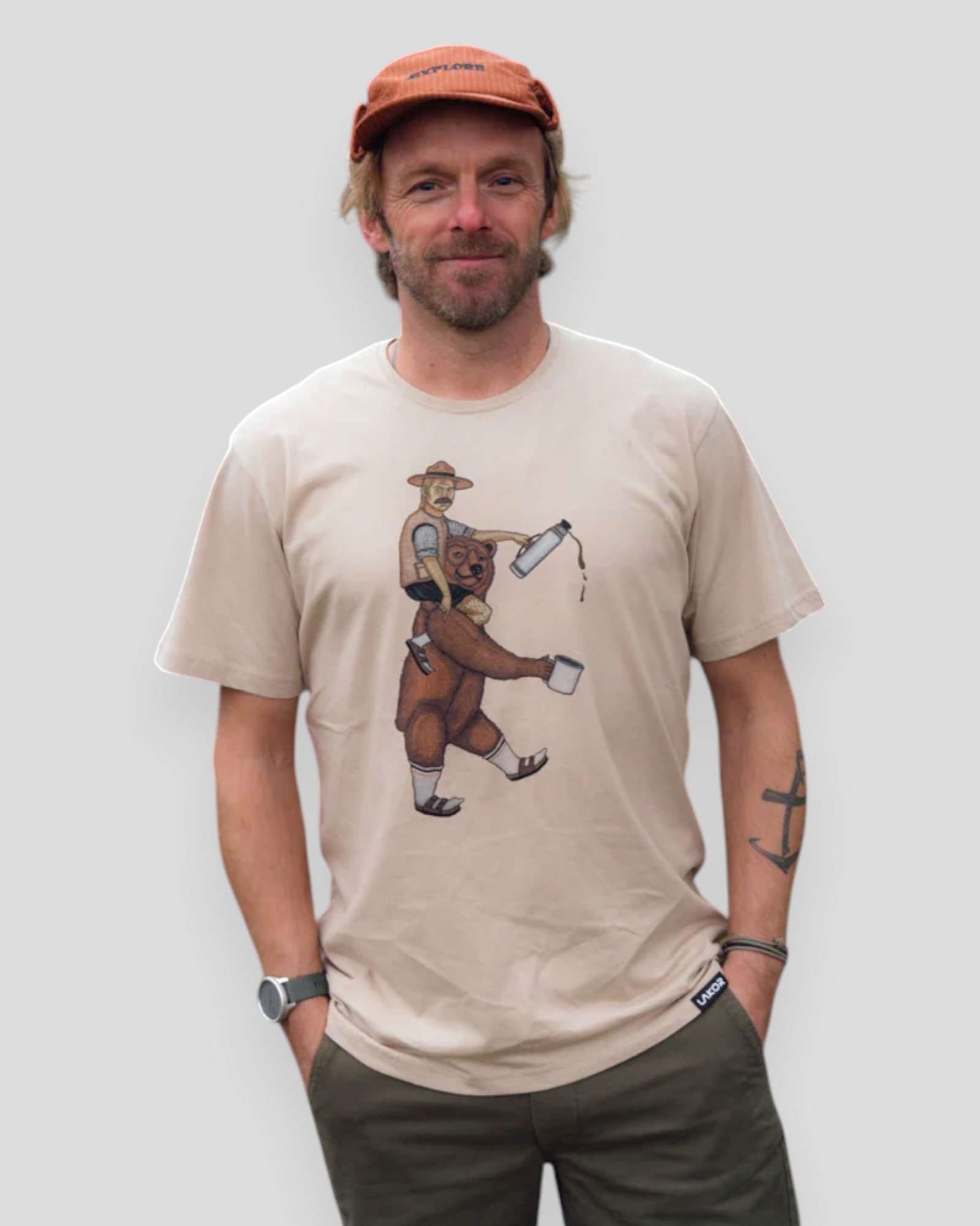 Nordic Über T-Shirt - White Pepper