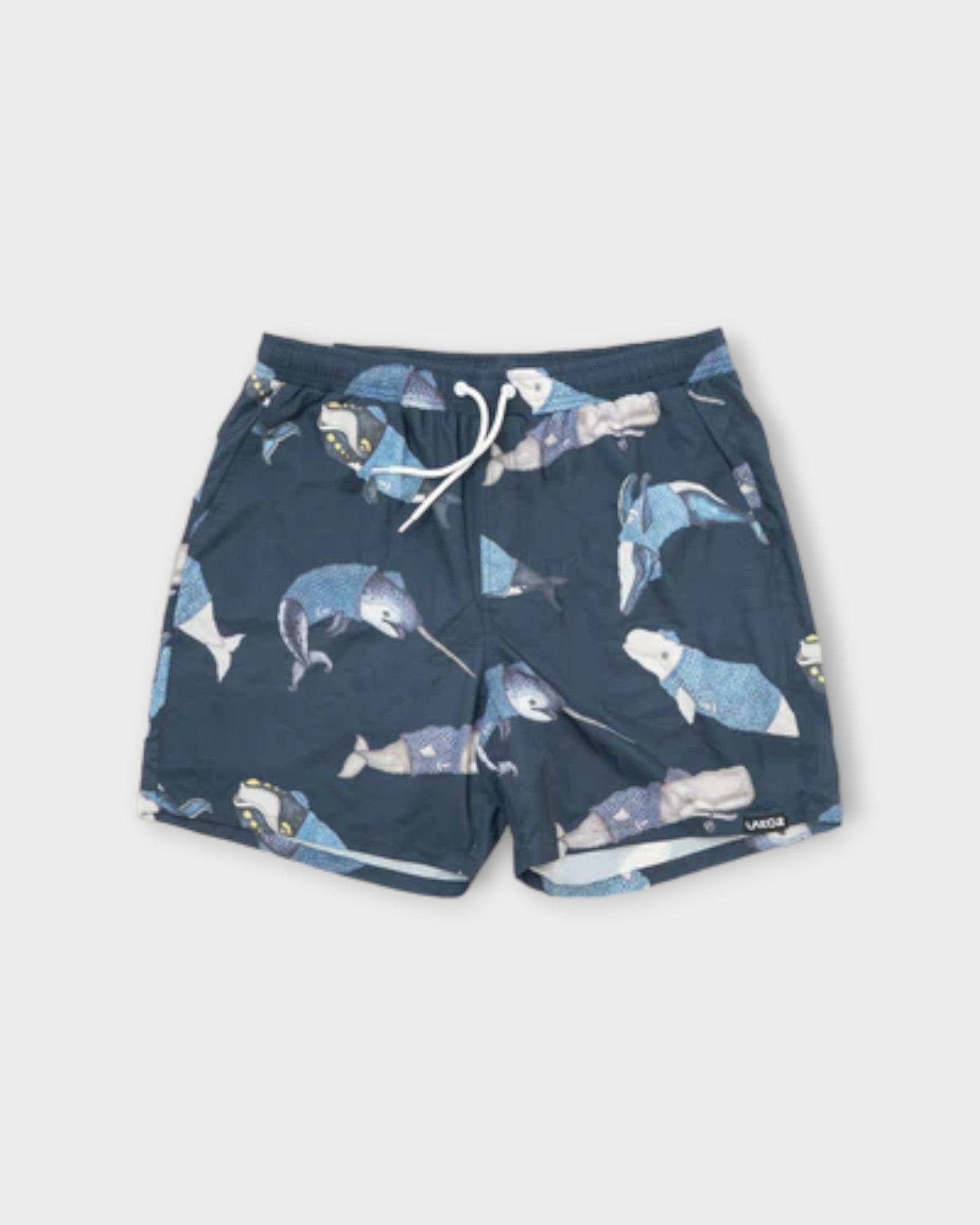 Whales Swim Shorts - Blueberry