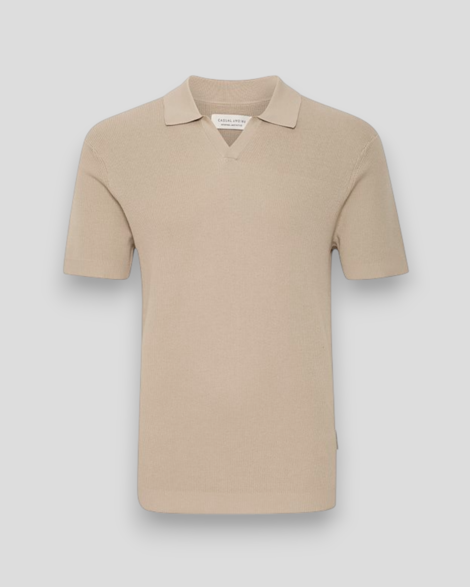 Maverick SS Polo Knit - Plaza Taupe