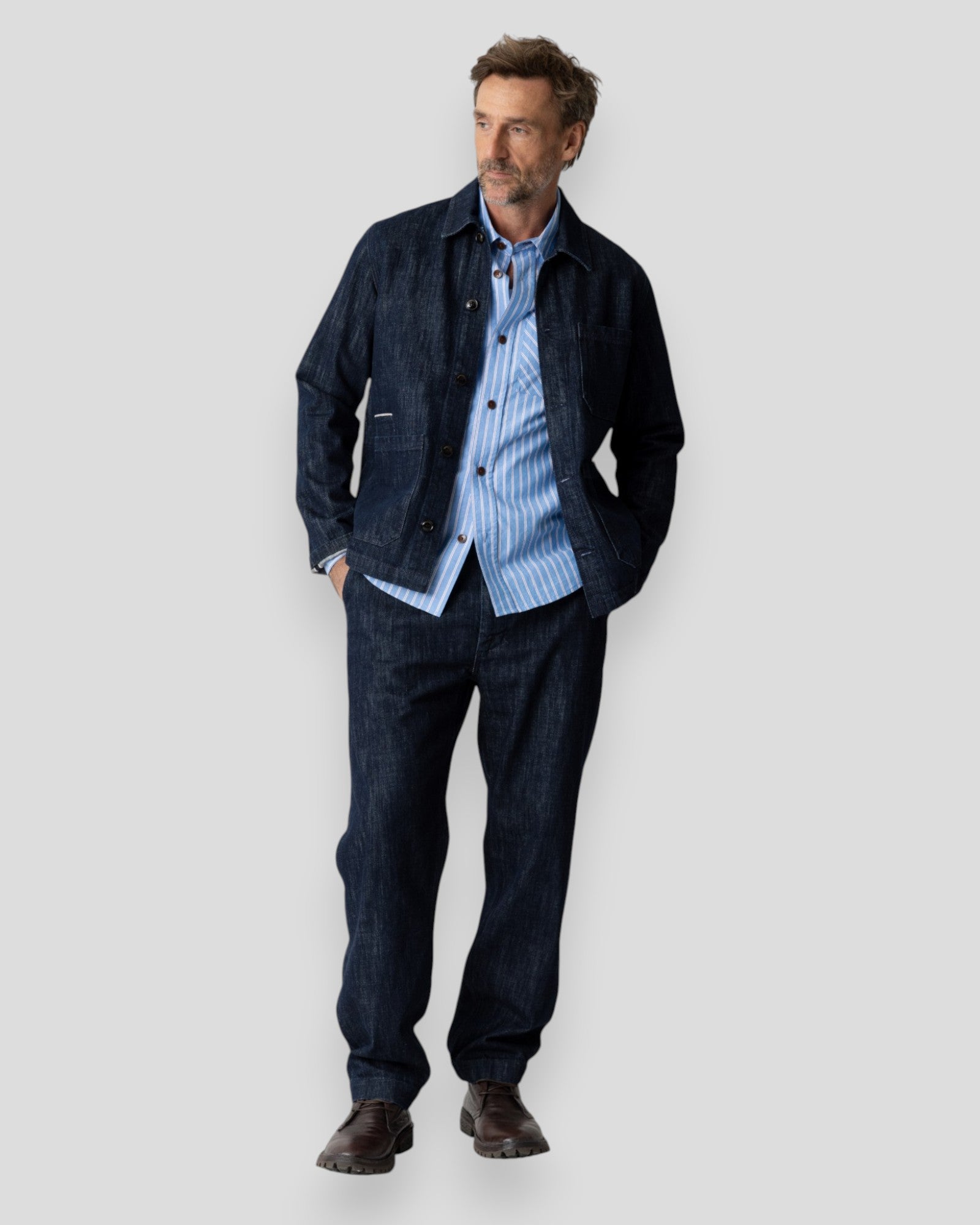 Micca Selvedge Pant - Dark Blue Denim
