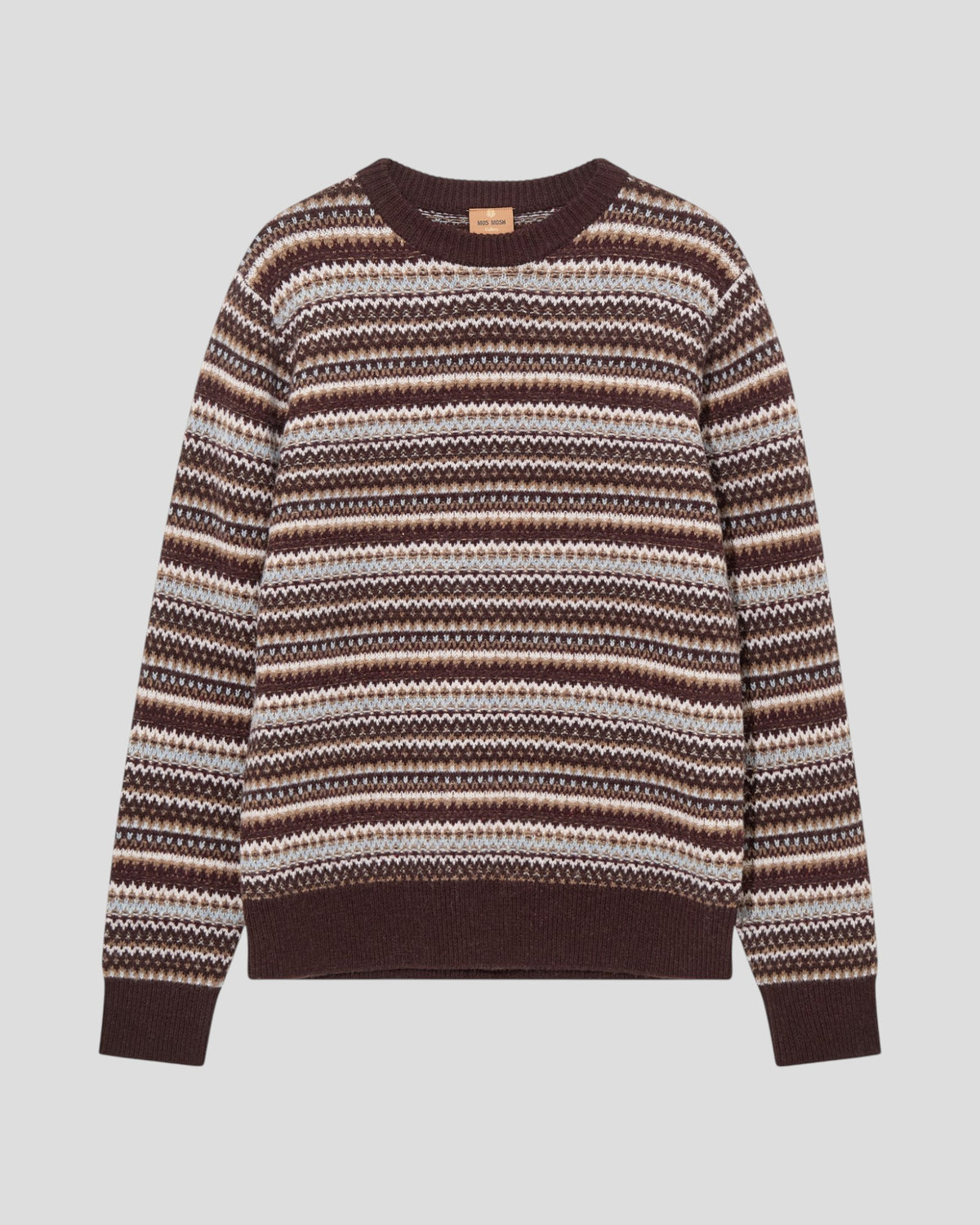 Laporte Pence Crew Neck Knit - Chocolate Brown