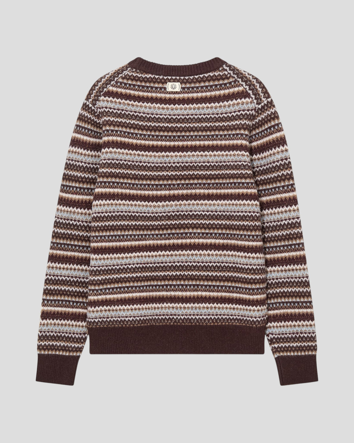 Laporte Pence Crew Neck Knit - Chocolate Brown