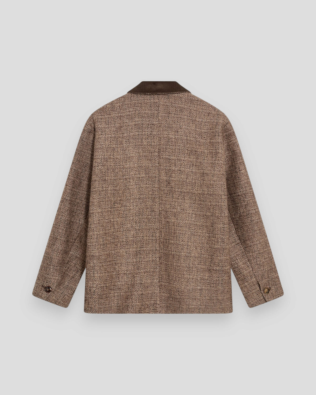 Warren Tweed Jacket - Chocolate Brown
