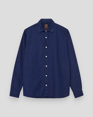 Marco Oxford Indigo Shirt - Indigo Navy