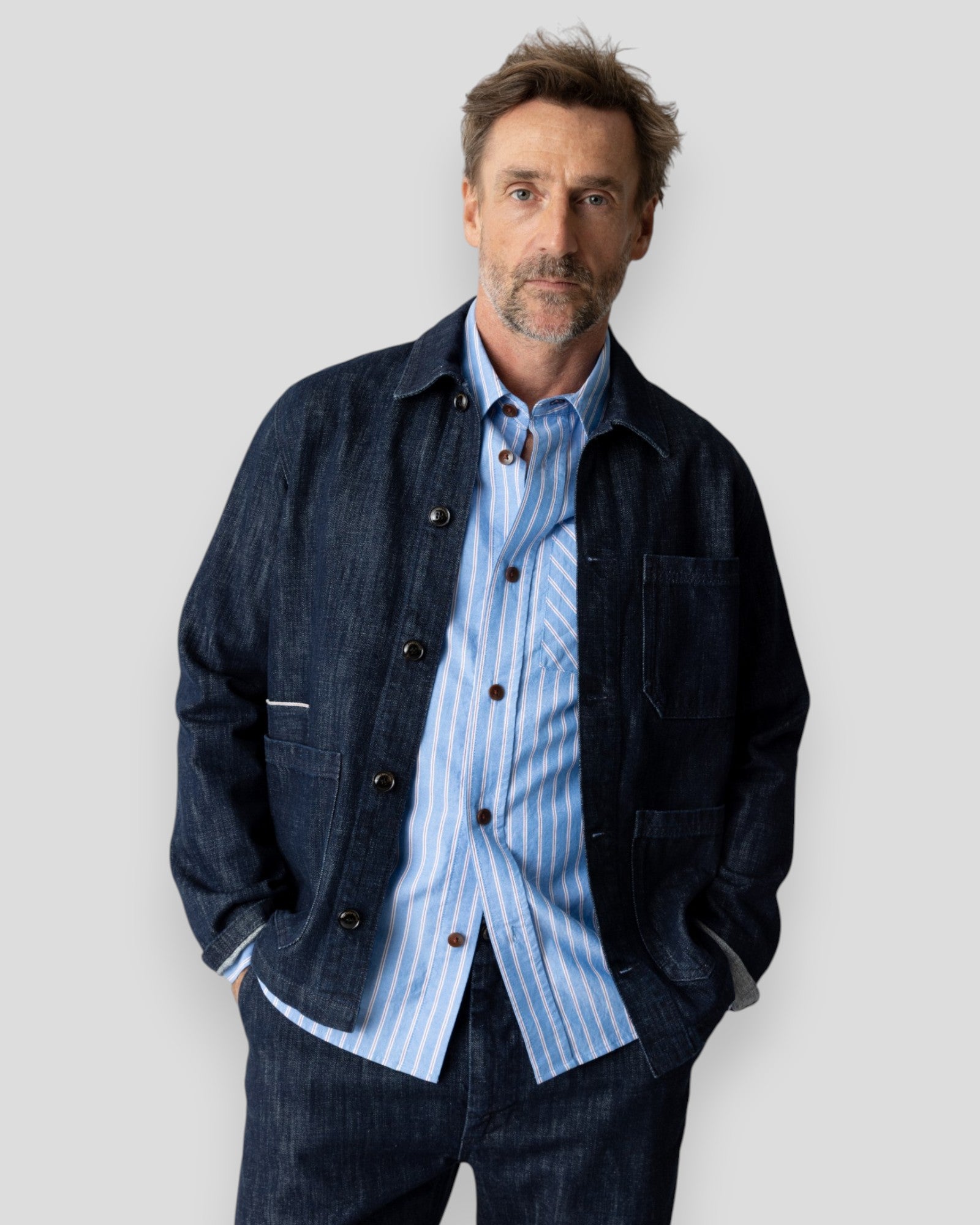 Micca Selvedge Jacket - Dark Blue Denim