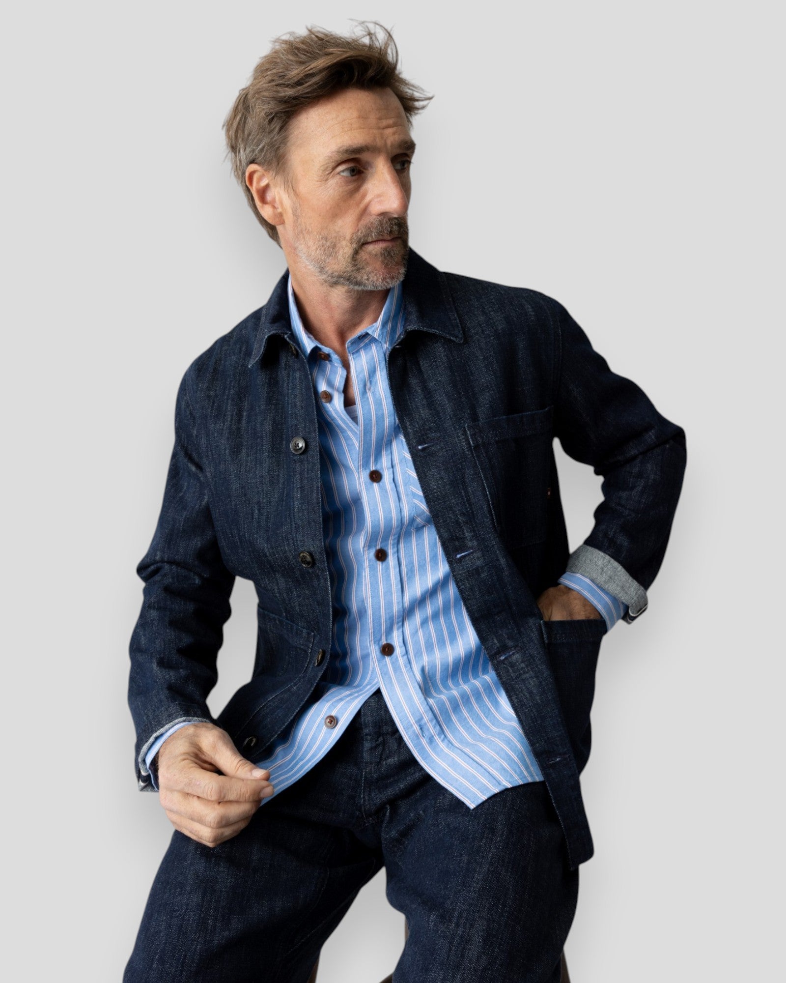 Micca Selvedge Jacket - Dark Blue Denim